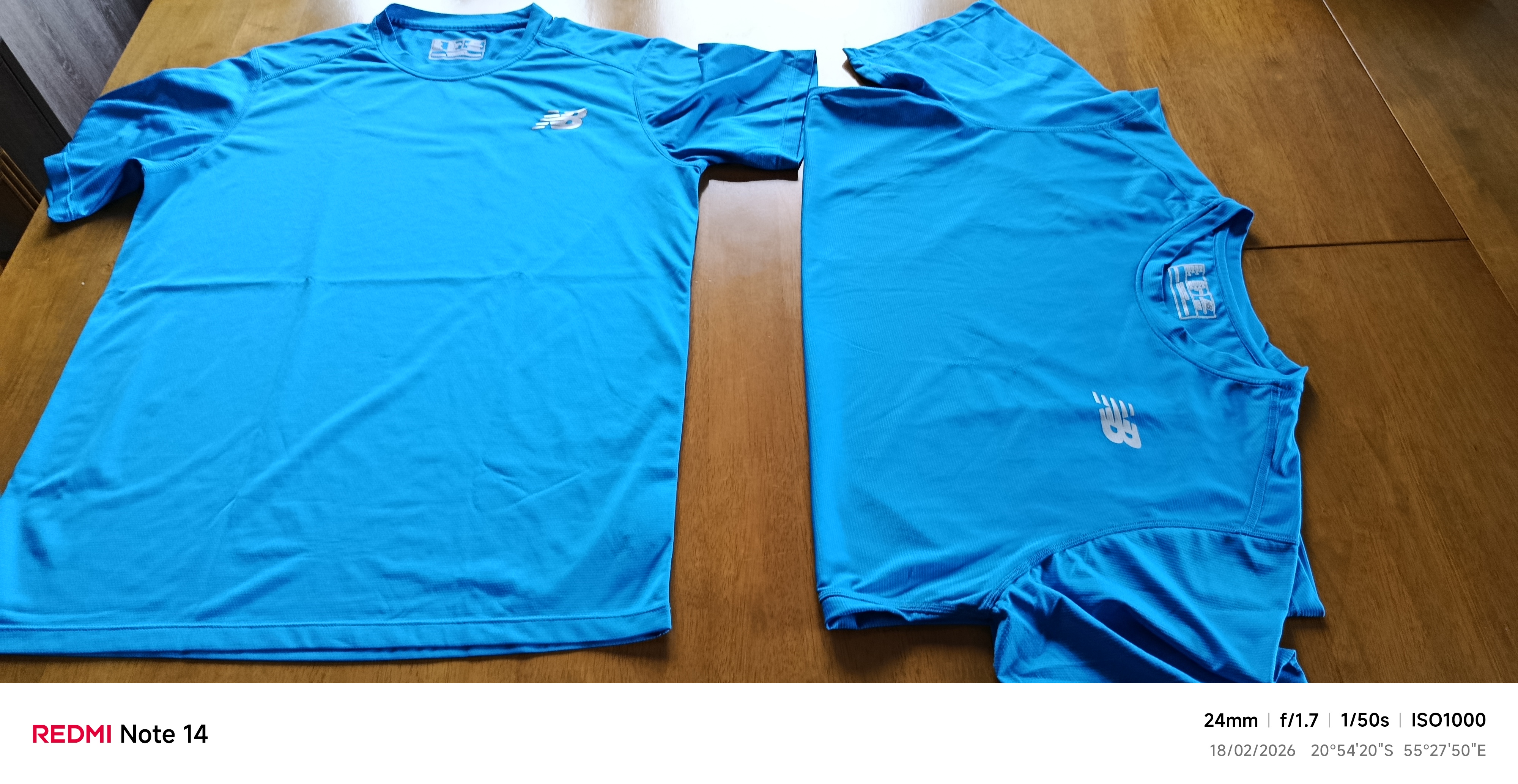 t-shirt de sport
