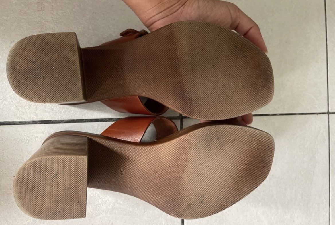 Mules à talon confort
