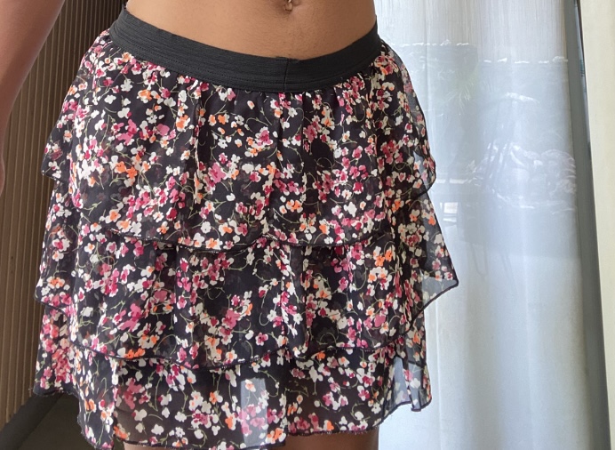 Jupe à fleurs