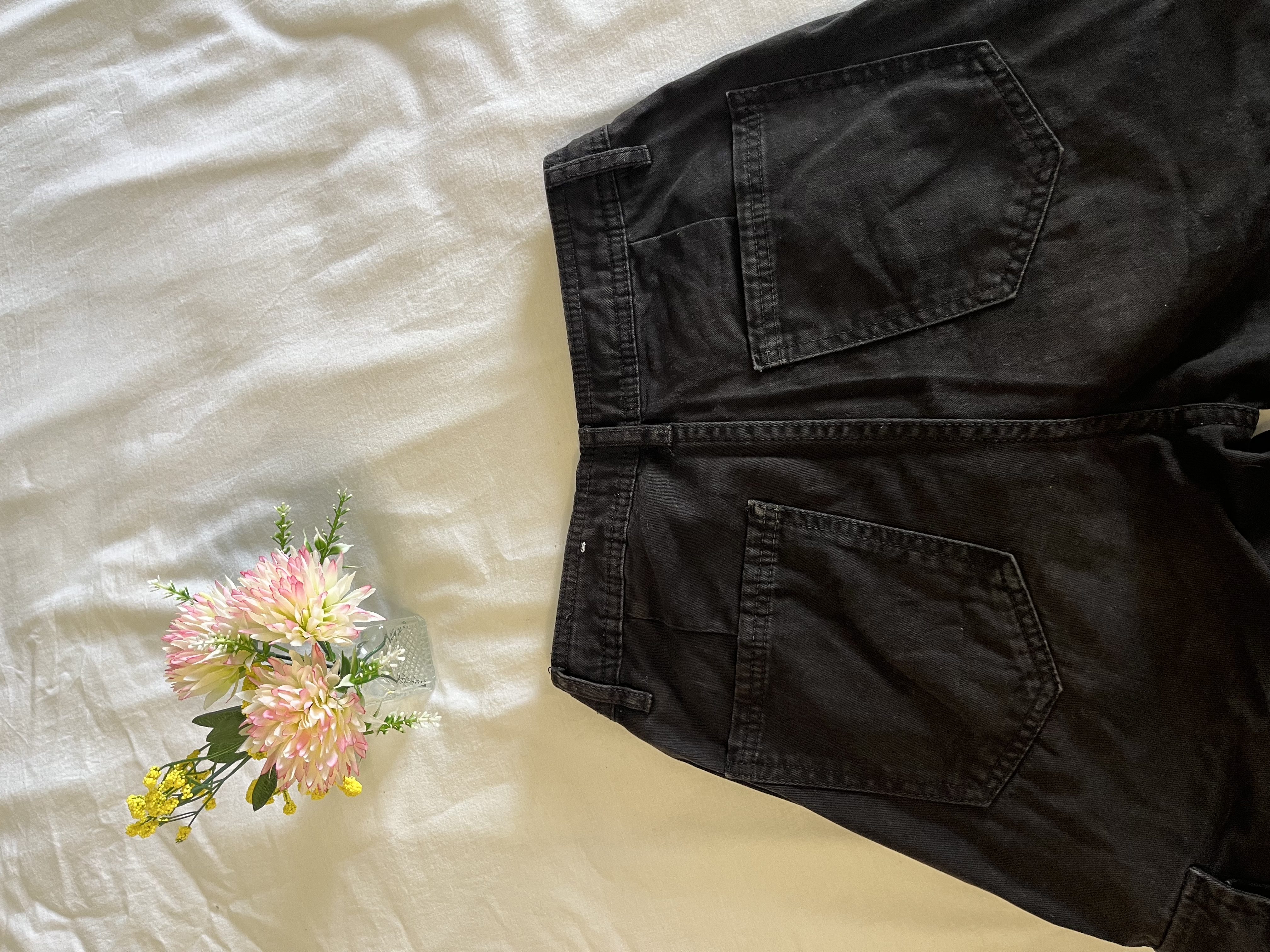 Pantalon cargo noir – T34