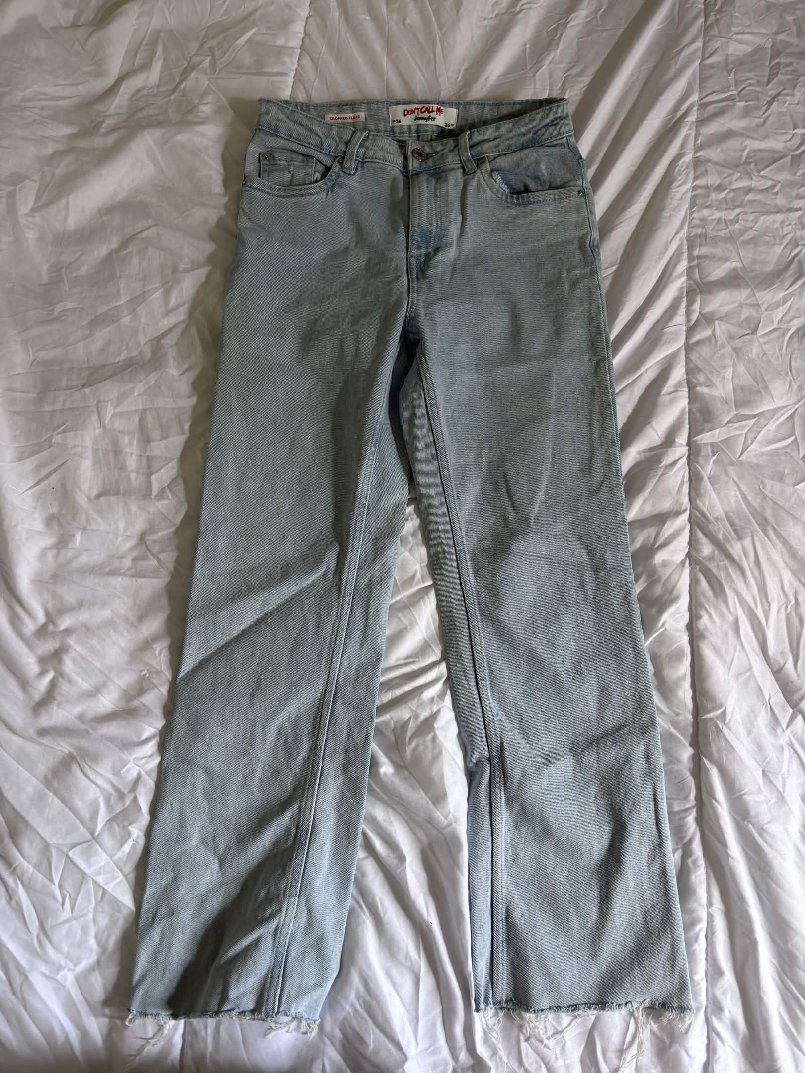 Jean cropped flare