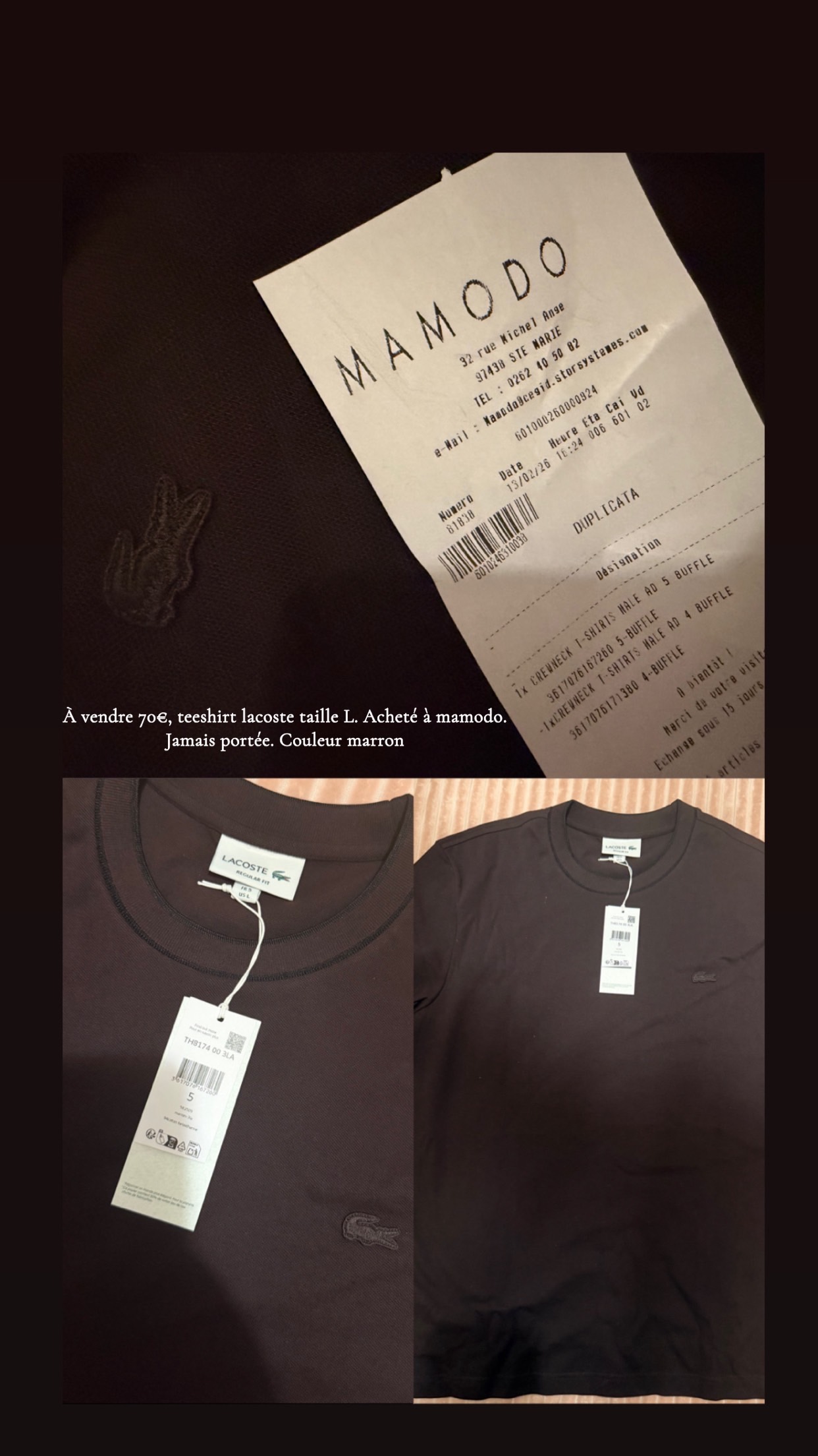Tee shirt Lacoste