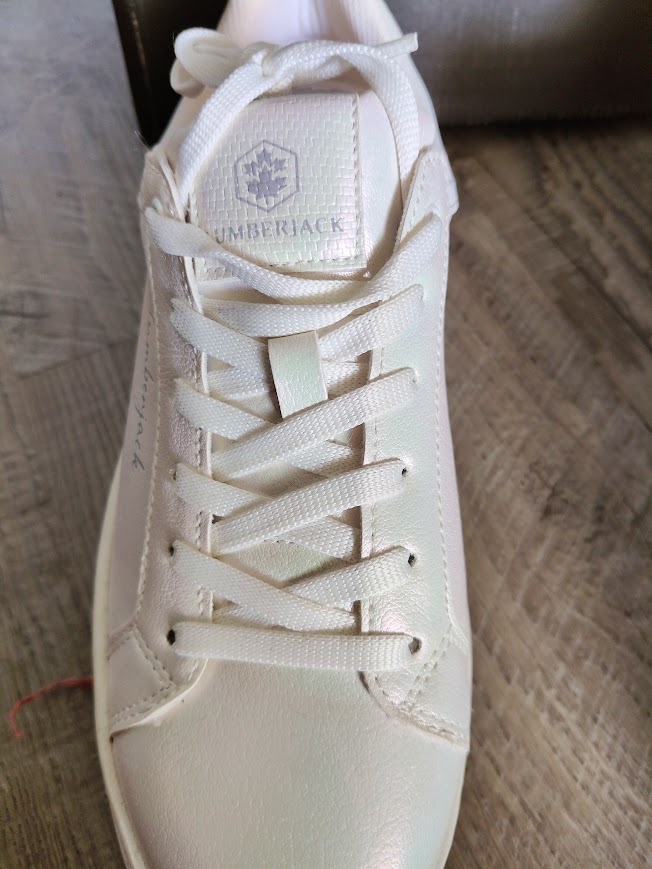 Paire de basket blanc nacré P39 Lumberjack NEUF