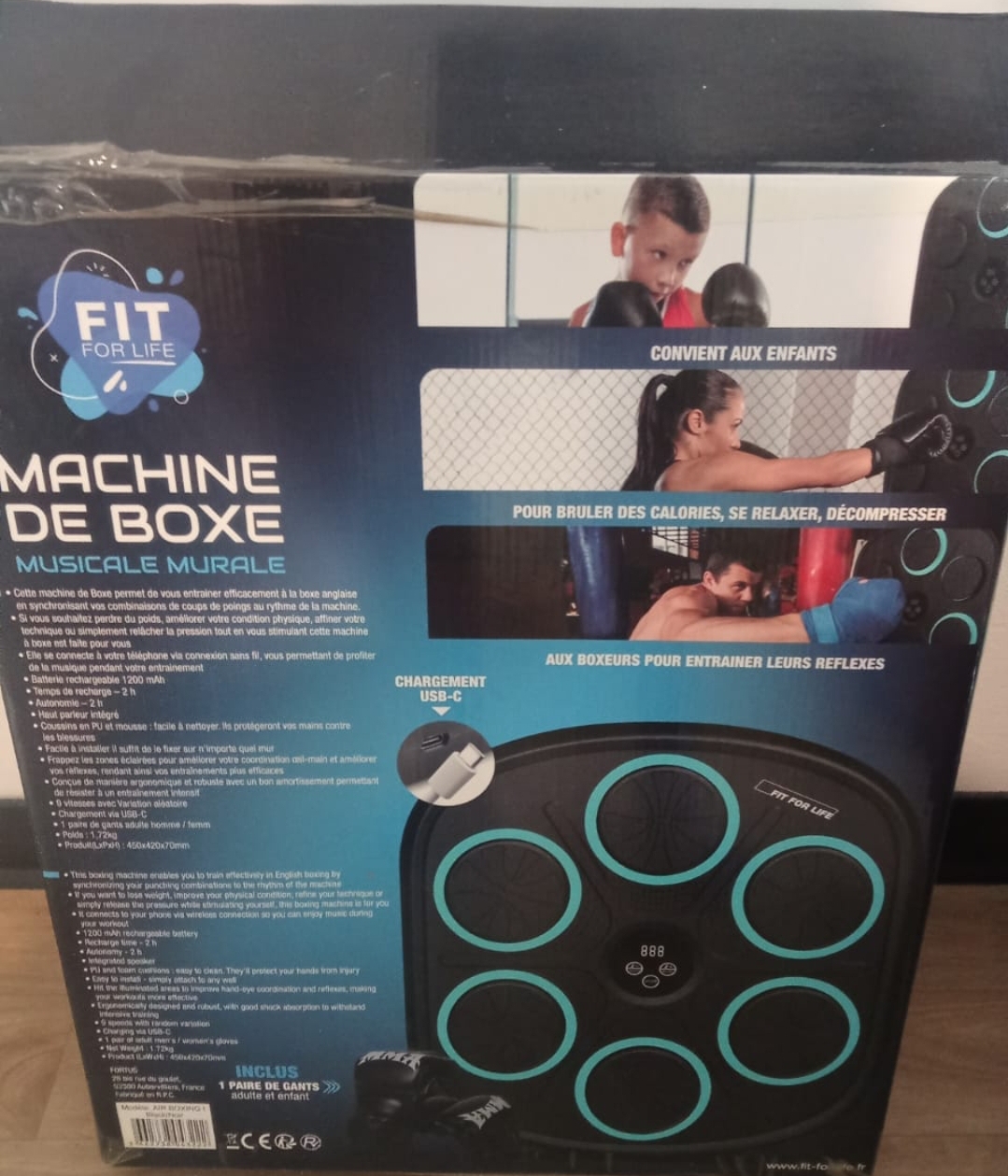 MACHINE DE BOXE ÉLECTRONIQUE MURALE NEUVE A BAS PRIX