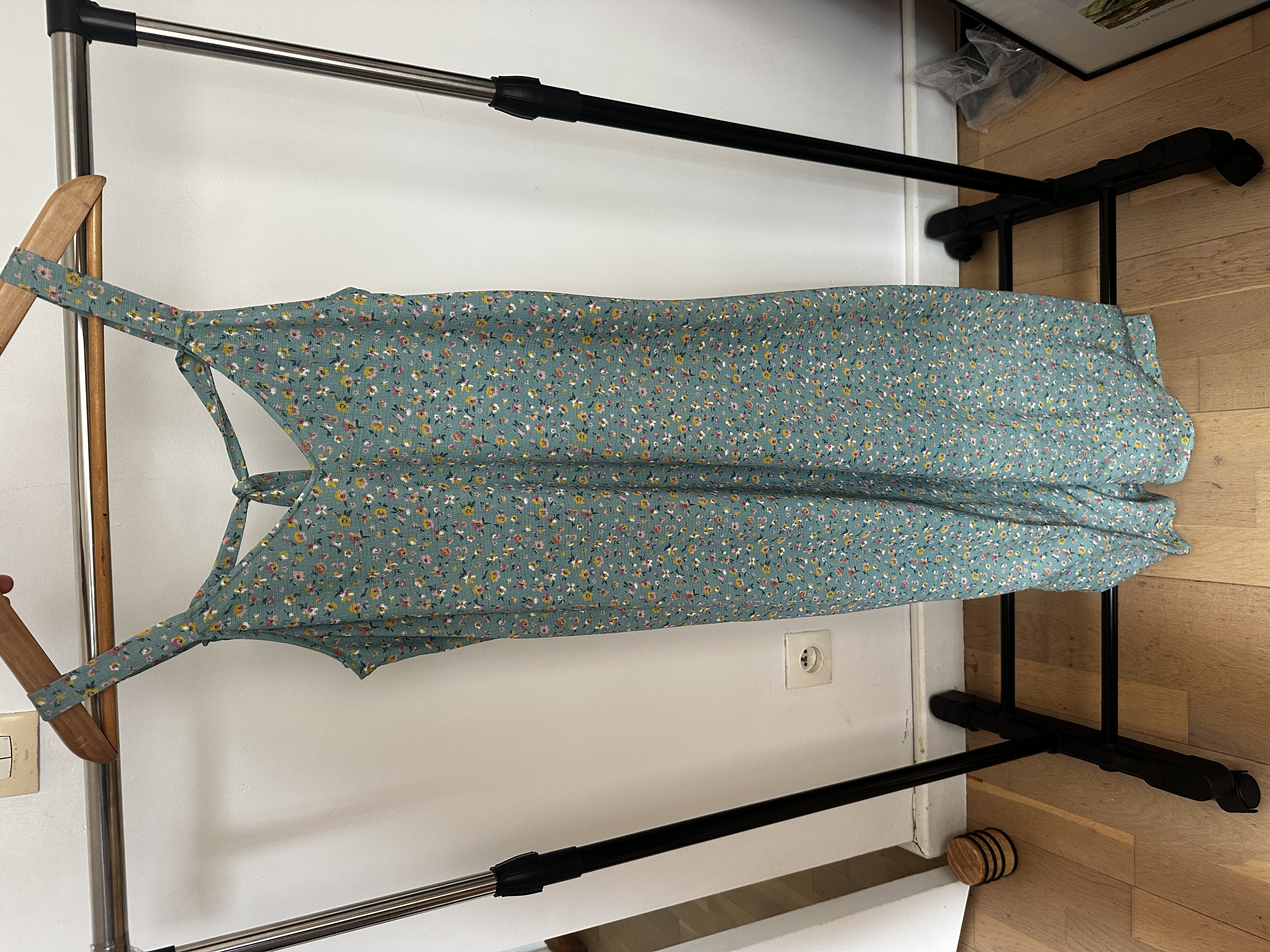 Robe longue à fleur Pull and Bear S