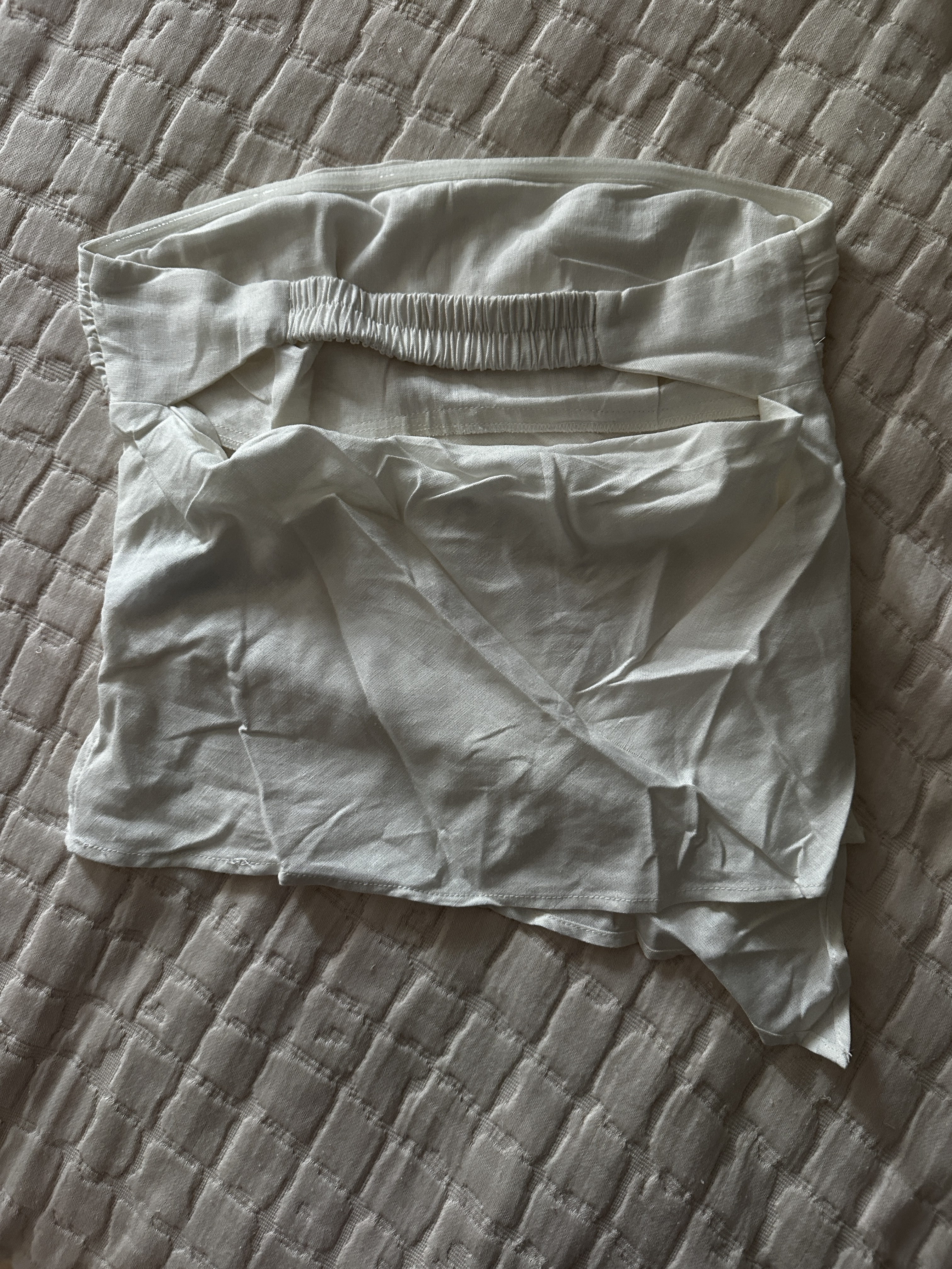 T shirt bustier asymétrique Bershka