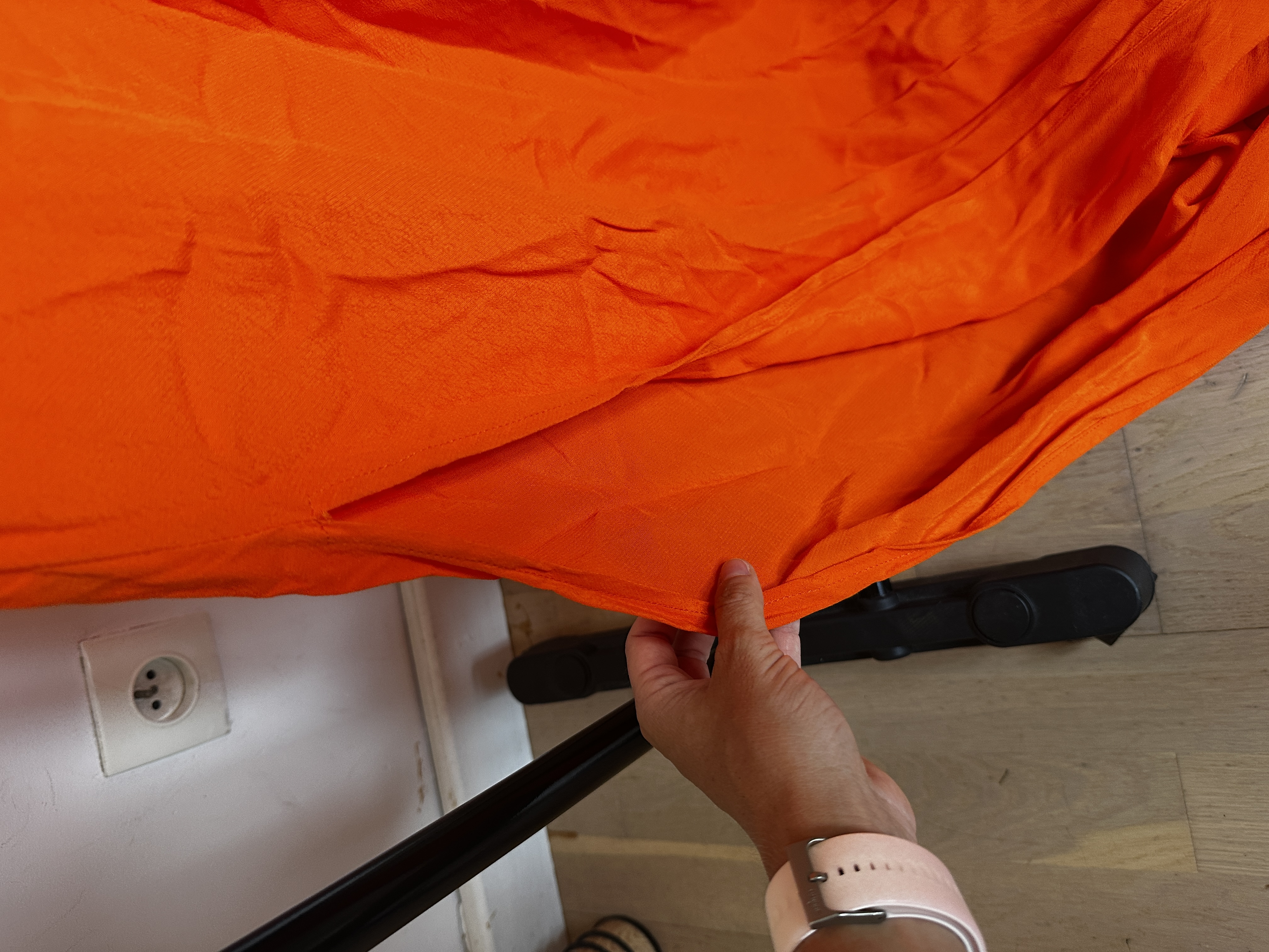 Robe CoB orange fente sur le côté S