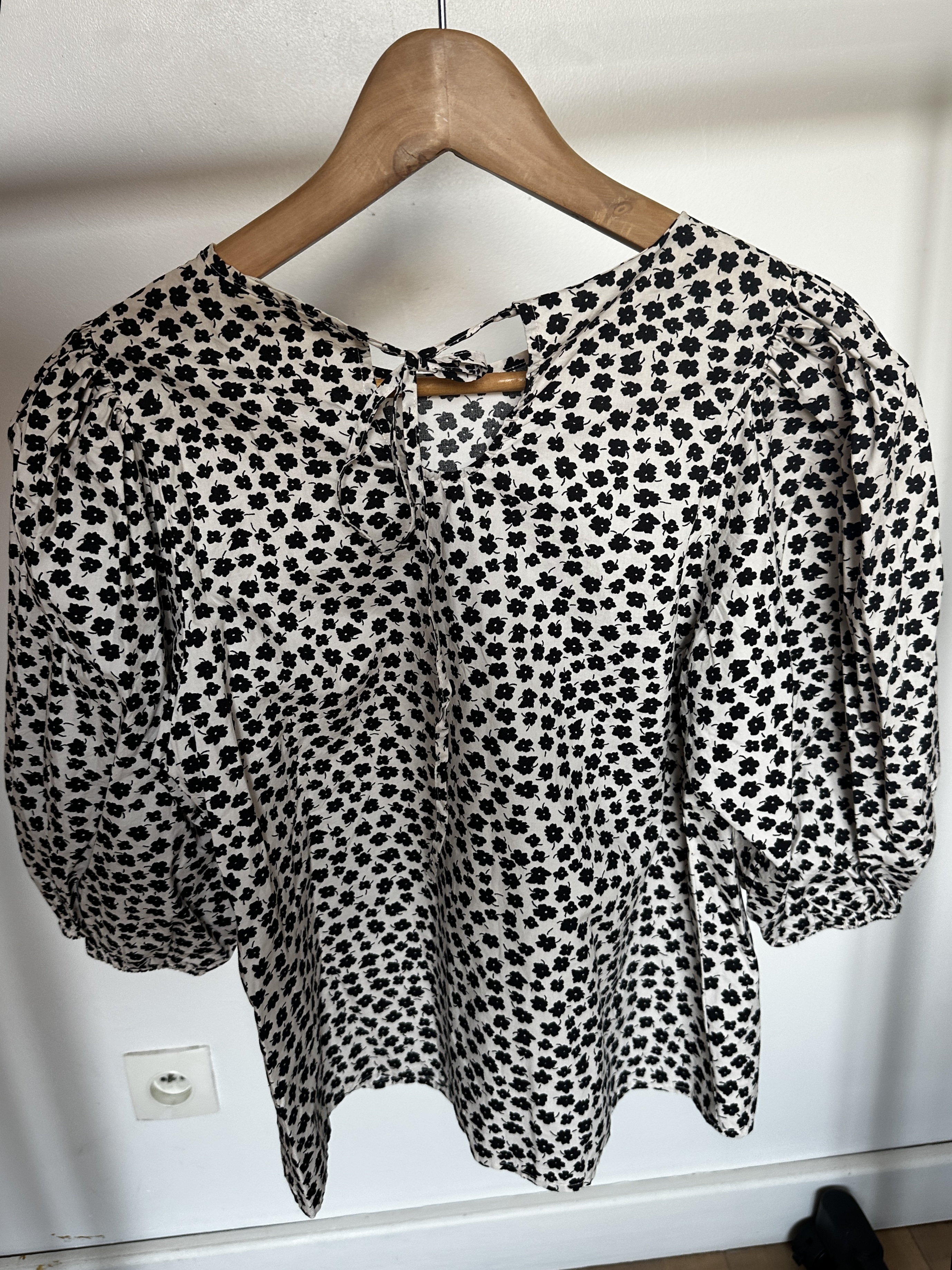 Blouse manches bouffantes H&M S