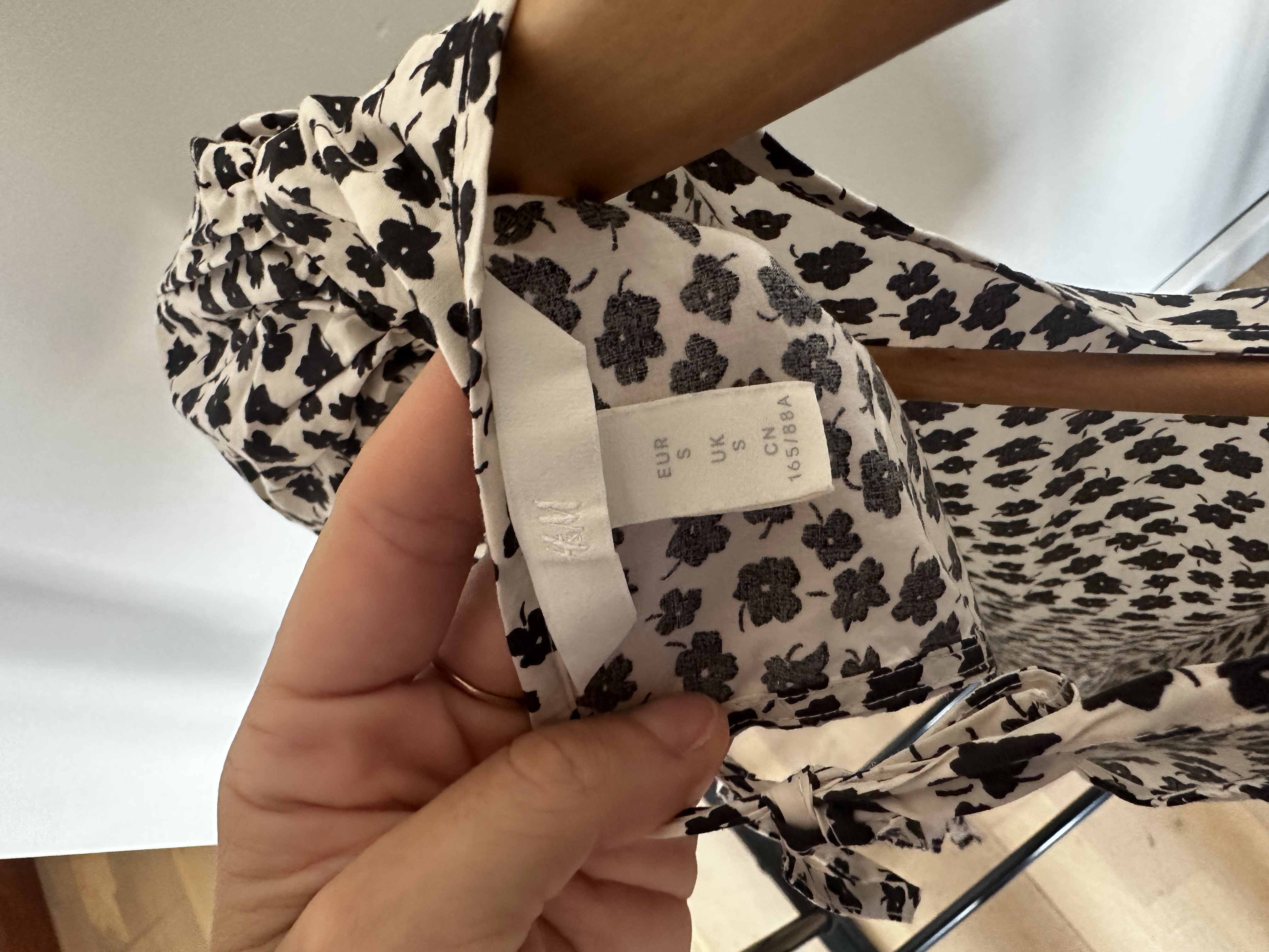 Blouse manches bouffantes H&M S