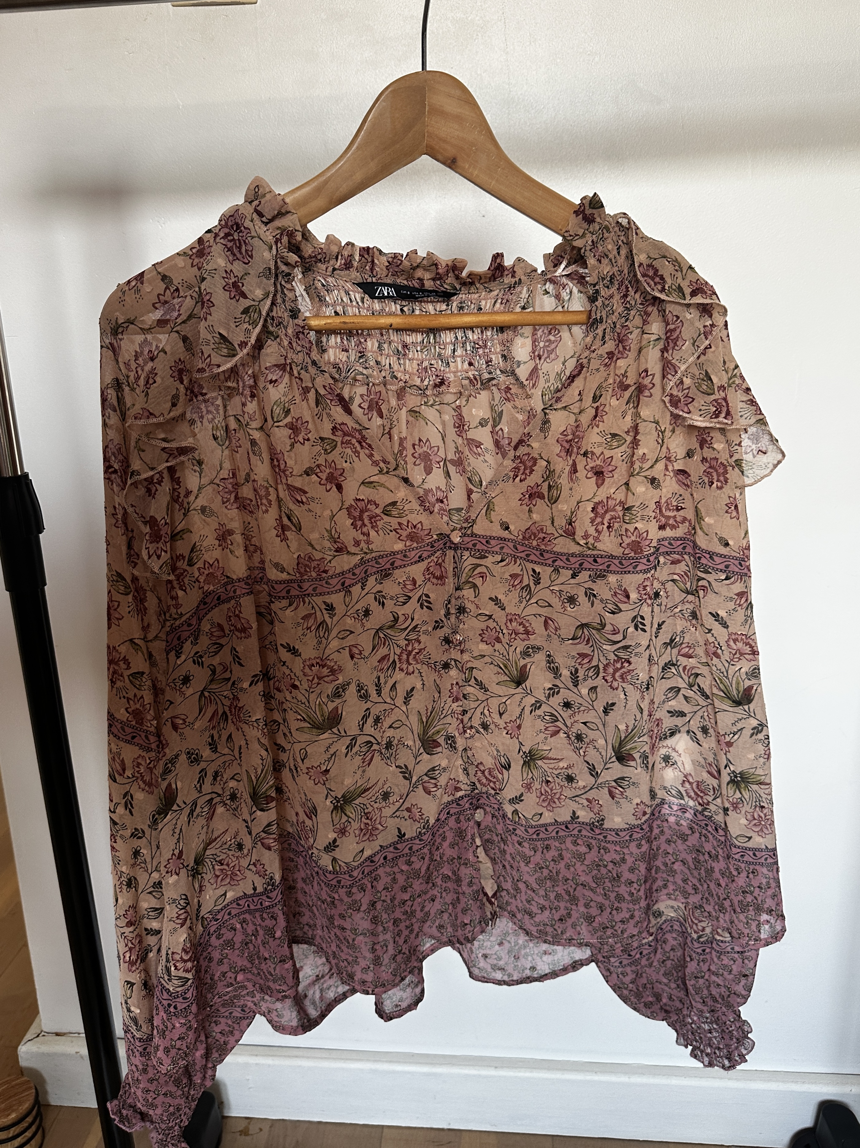 Blouse fleurie Zara taille S