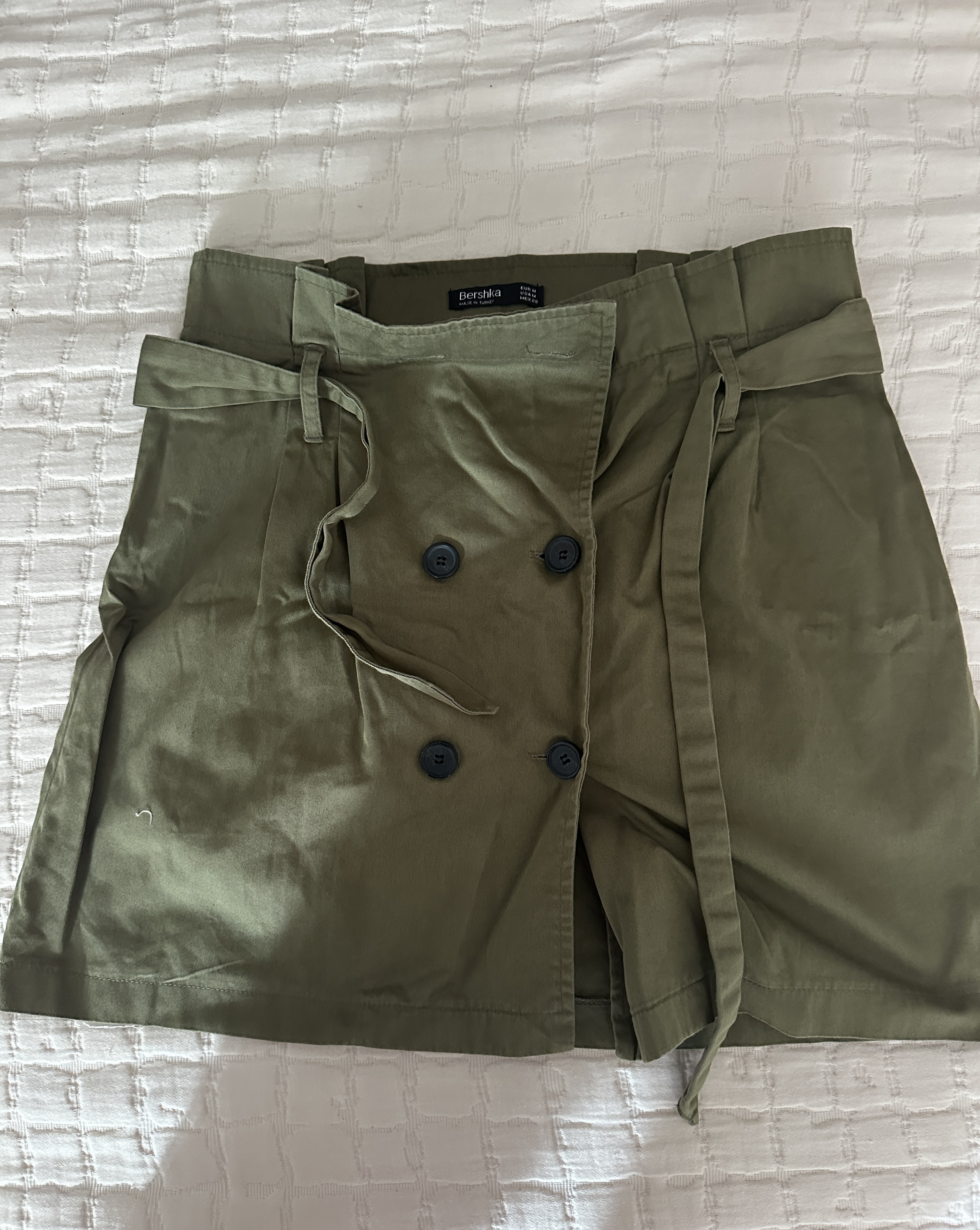 Jupe kaki Bershka M