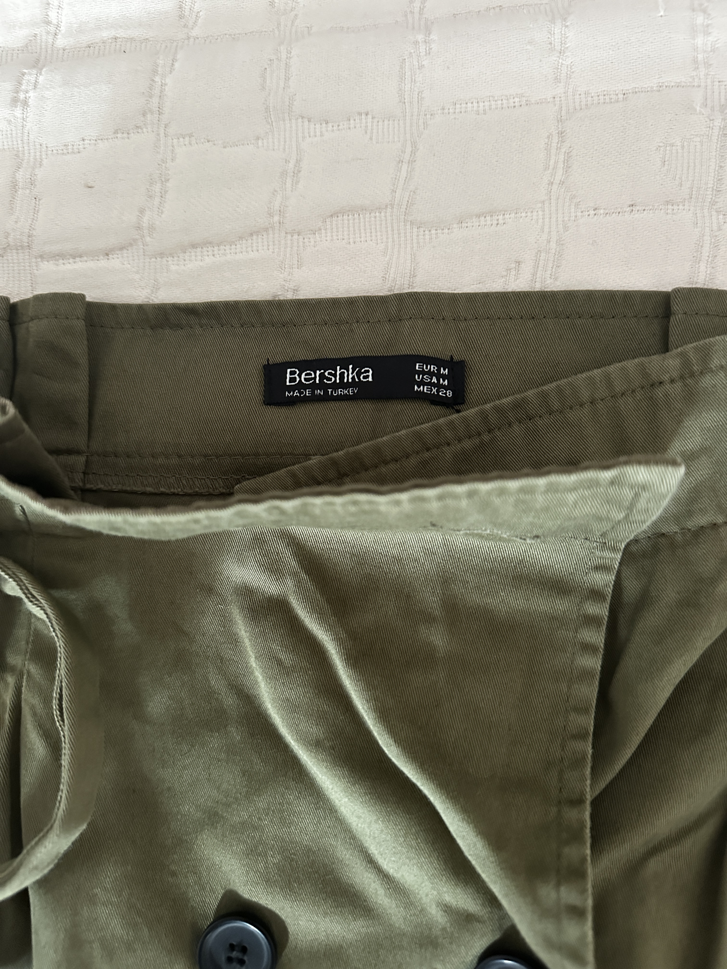 Jupe kaki Bershka M