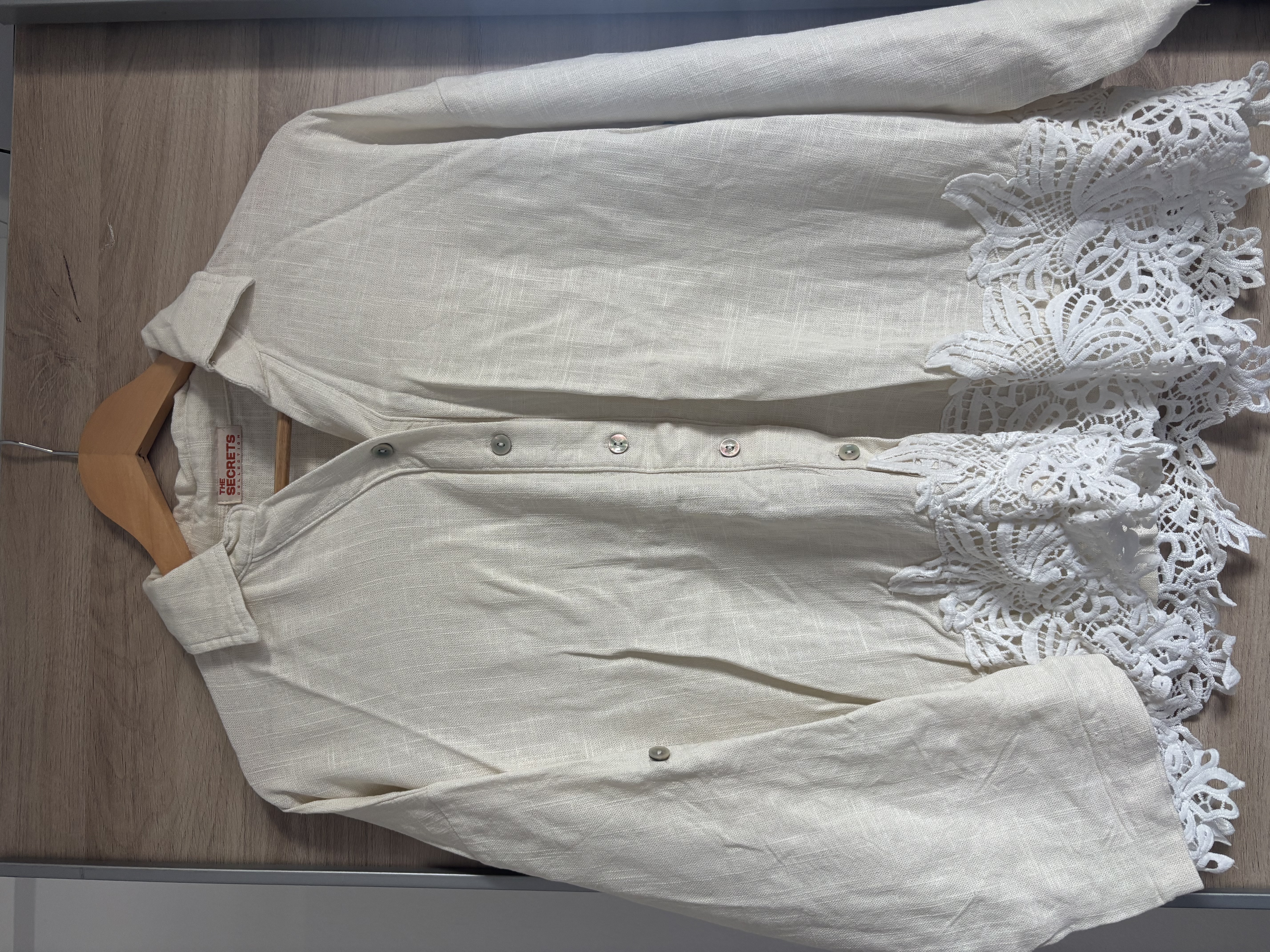 Chemise beige
