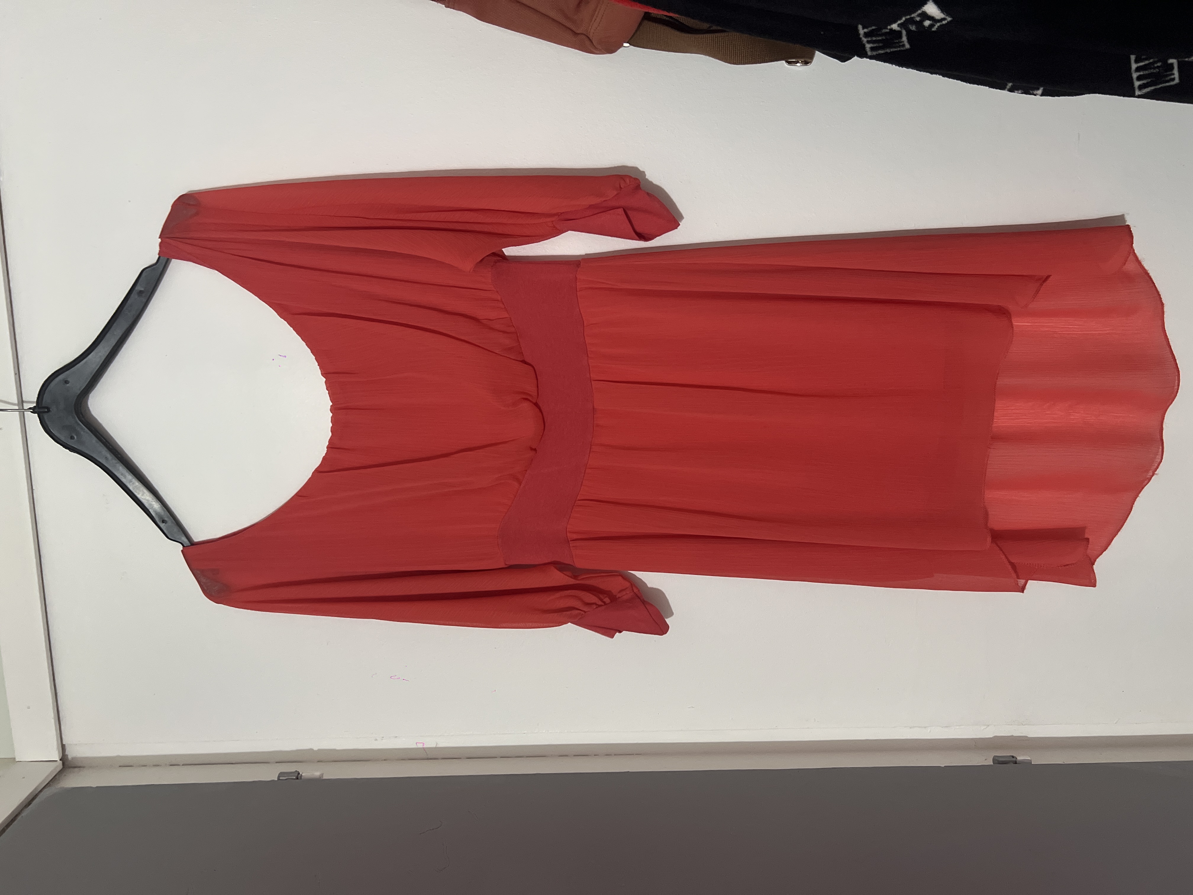 Robe de soirée corail