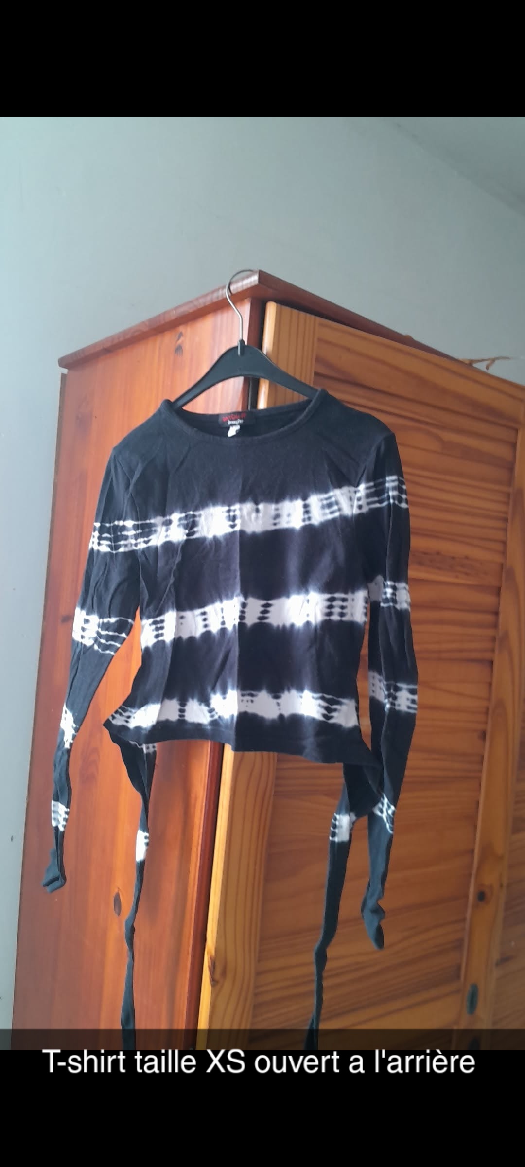 Tshirt longue manche bleu foncé