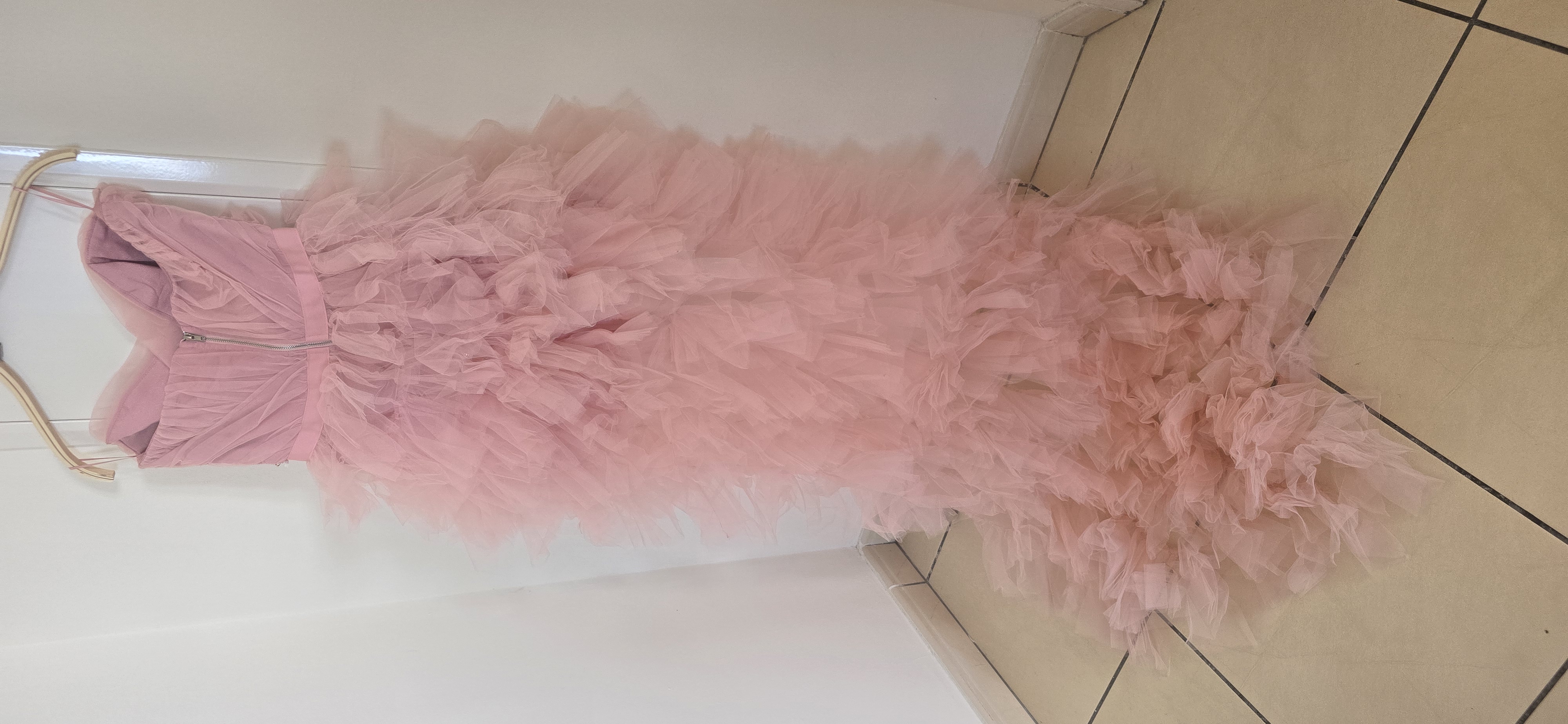 Robe bustier + traine