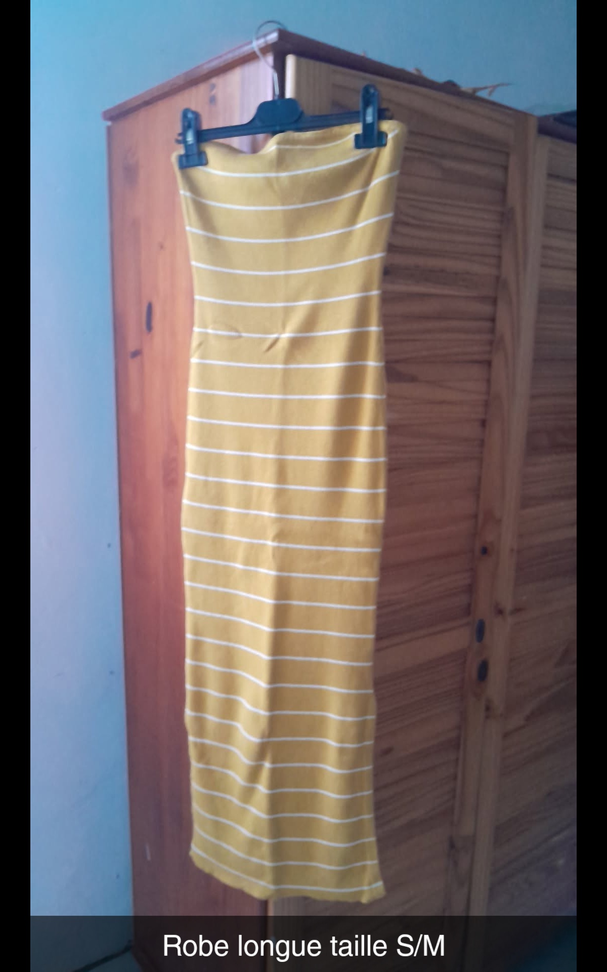 Robe longue bustier
