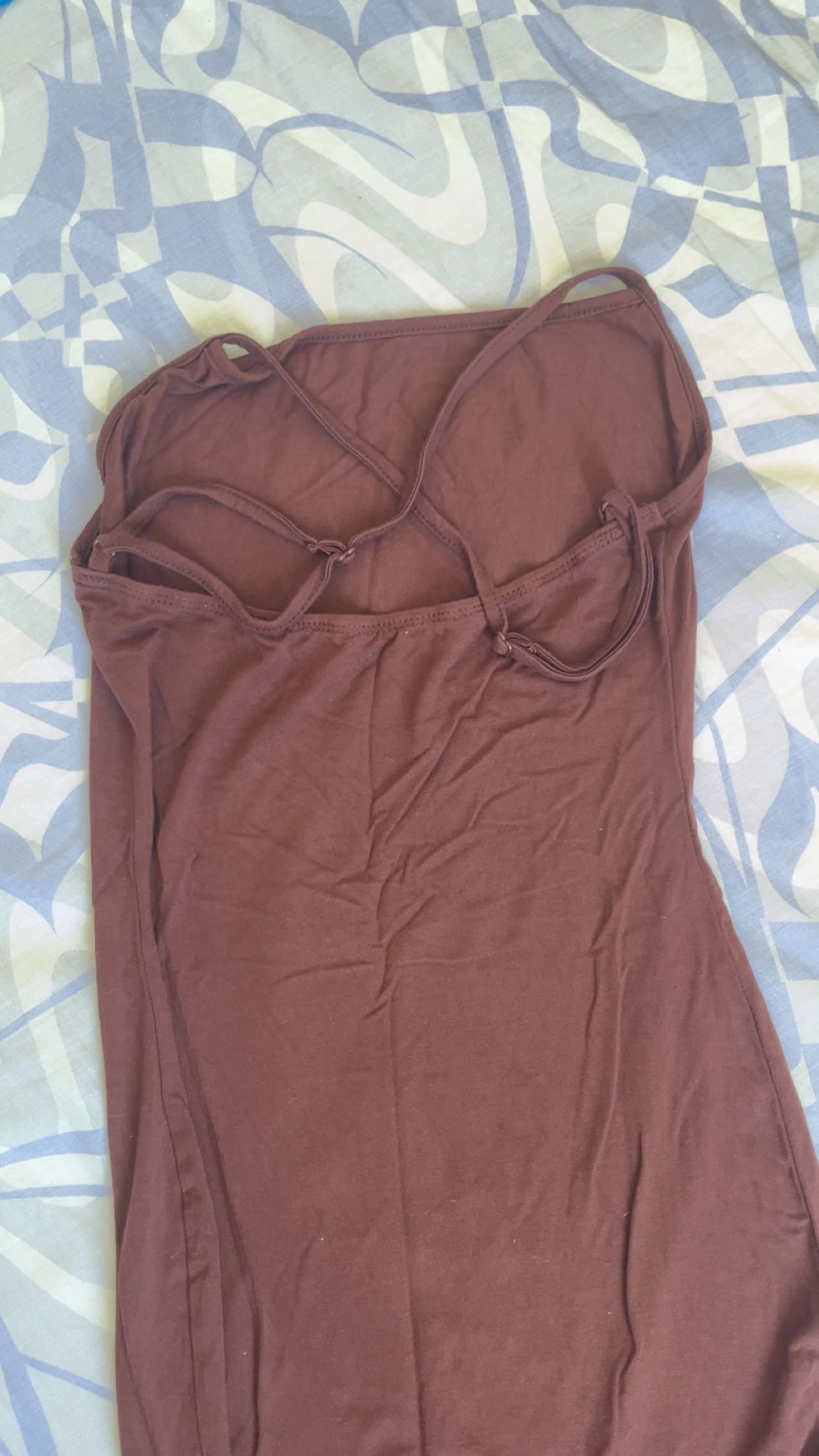 Robe longue Marron