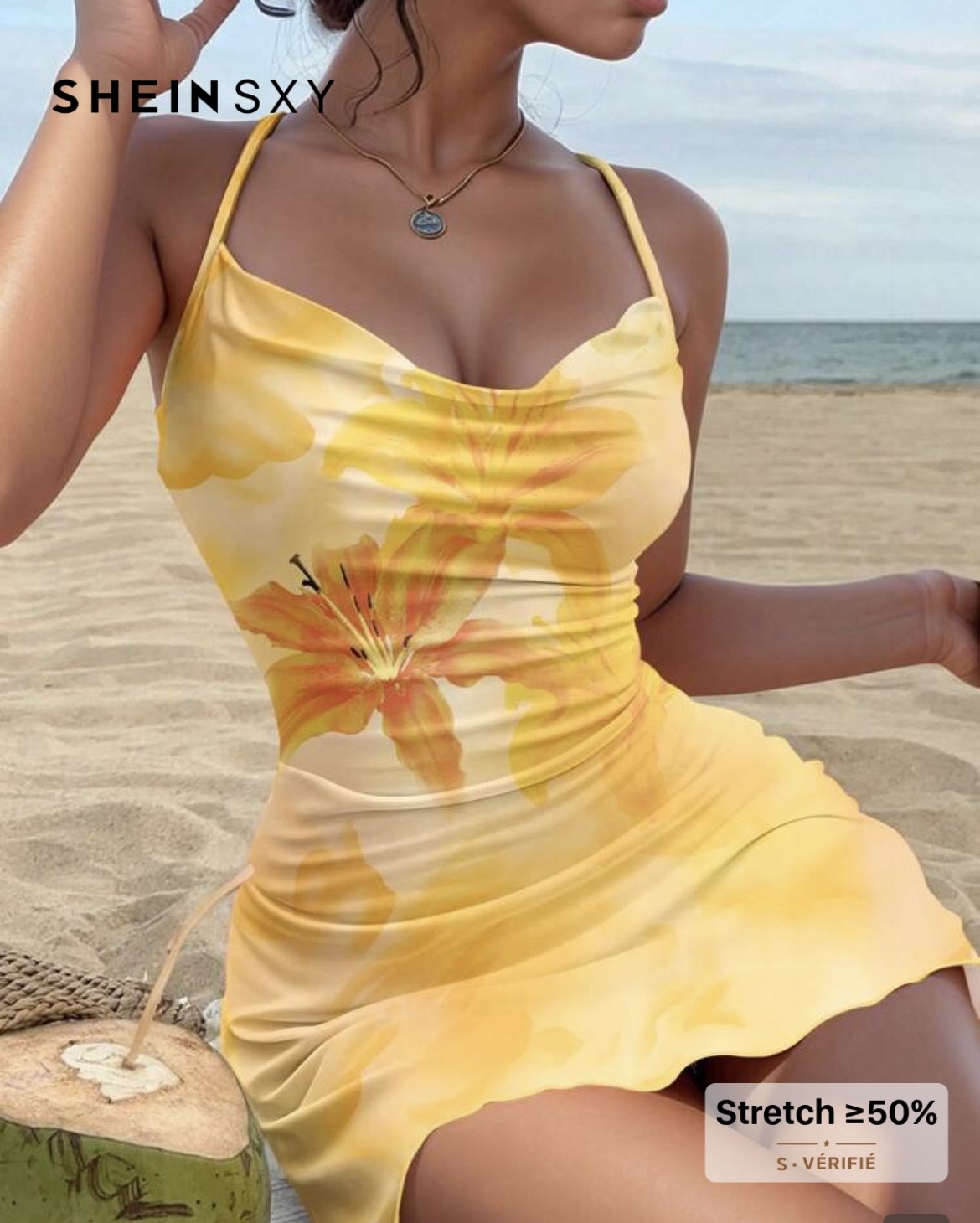 Robe à fleur