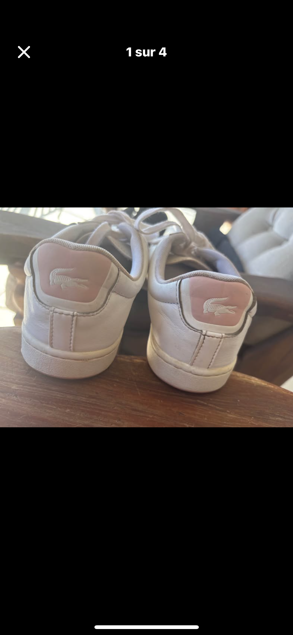 Basket lacoste 50€