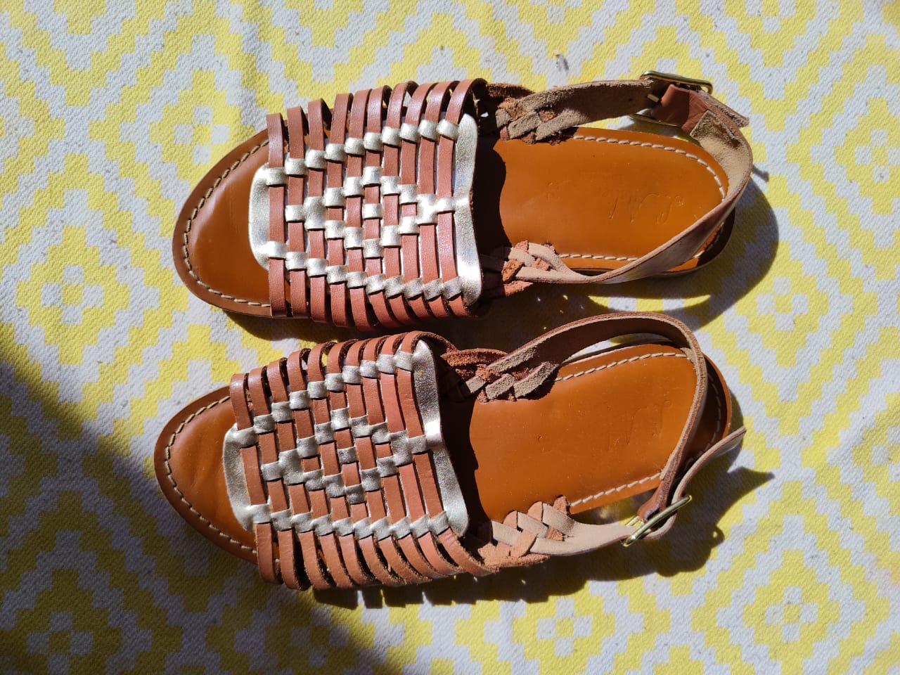 Sandales en cuir