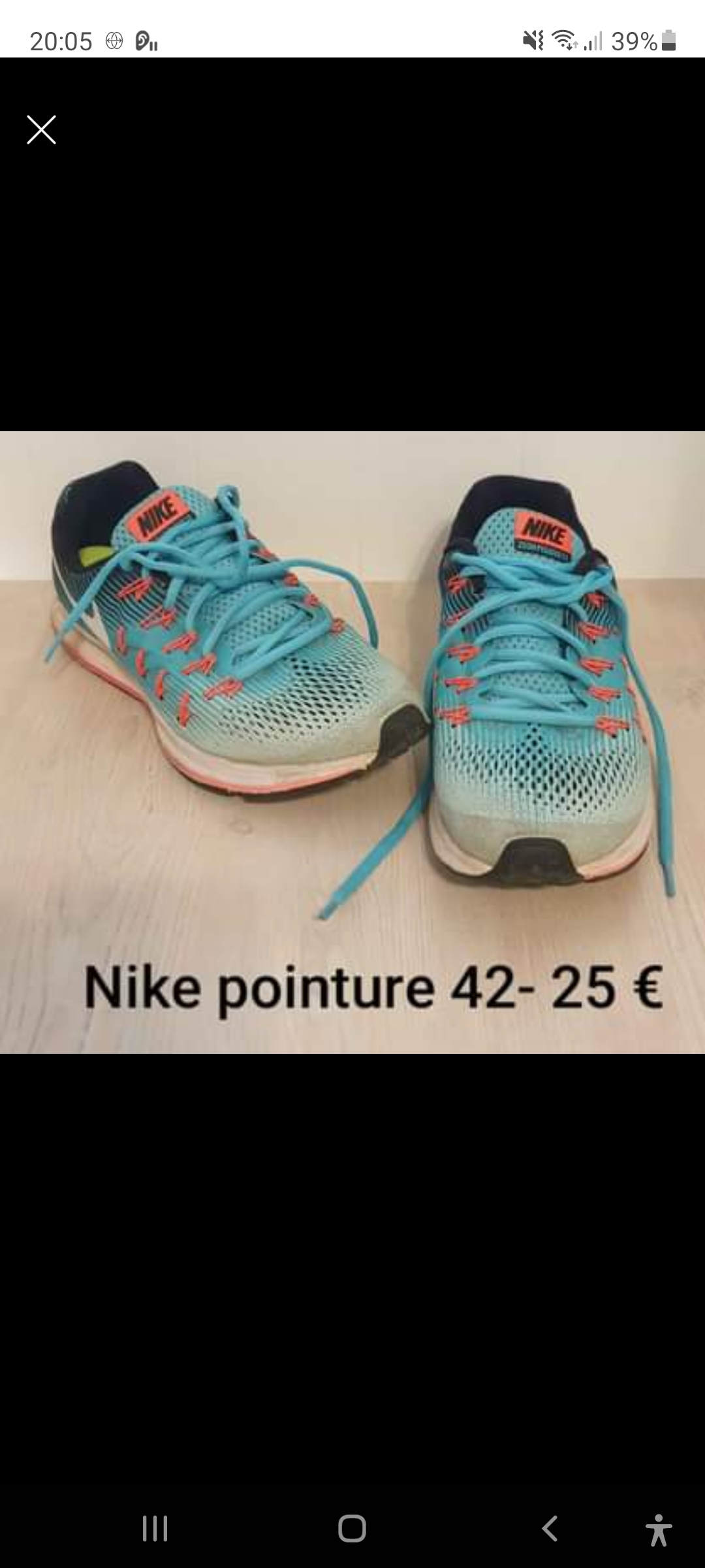 Vend diverses baskets femme