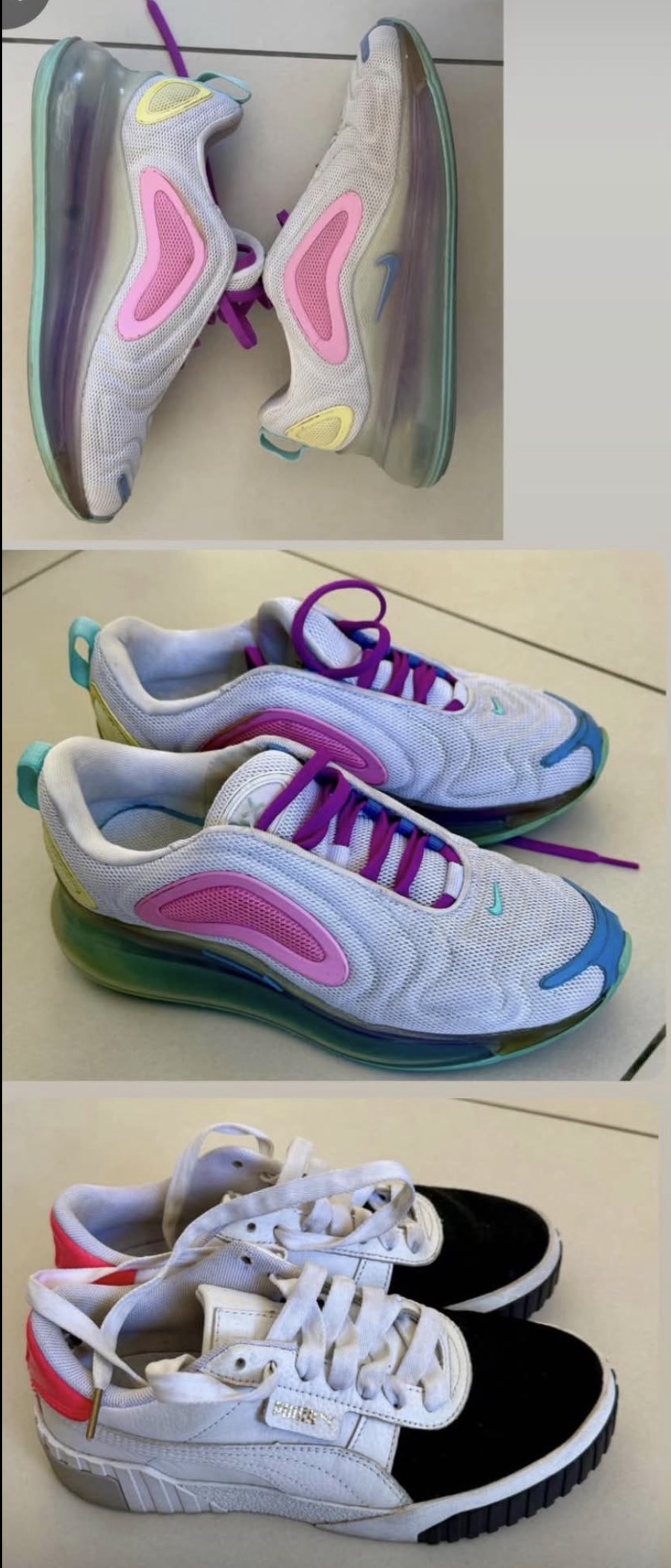 NIKE 720 + PUMA CALI TAILLE 38