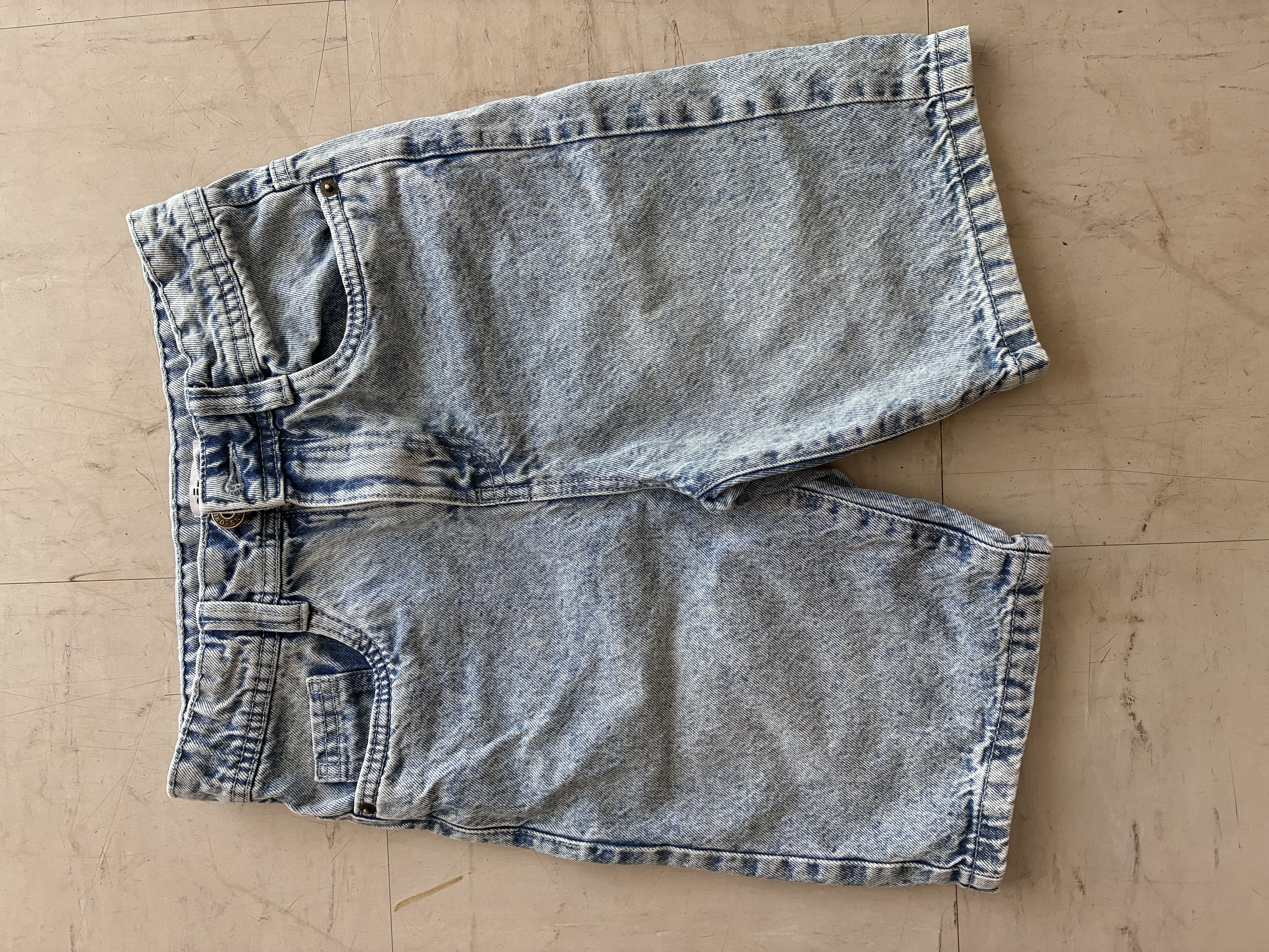 Bermuda jean bleu garçon 10 ans