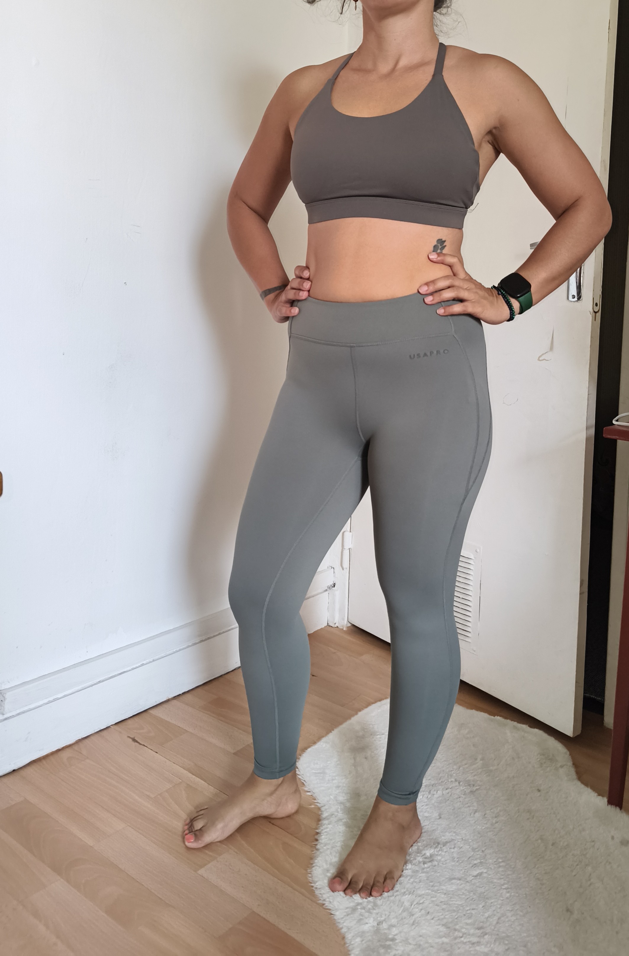 Legging de sport gris