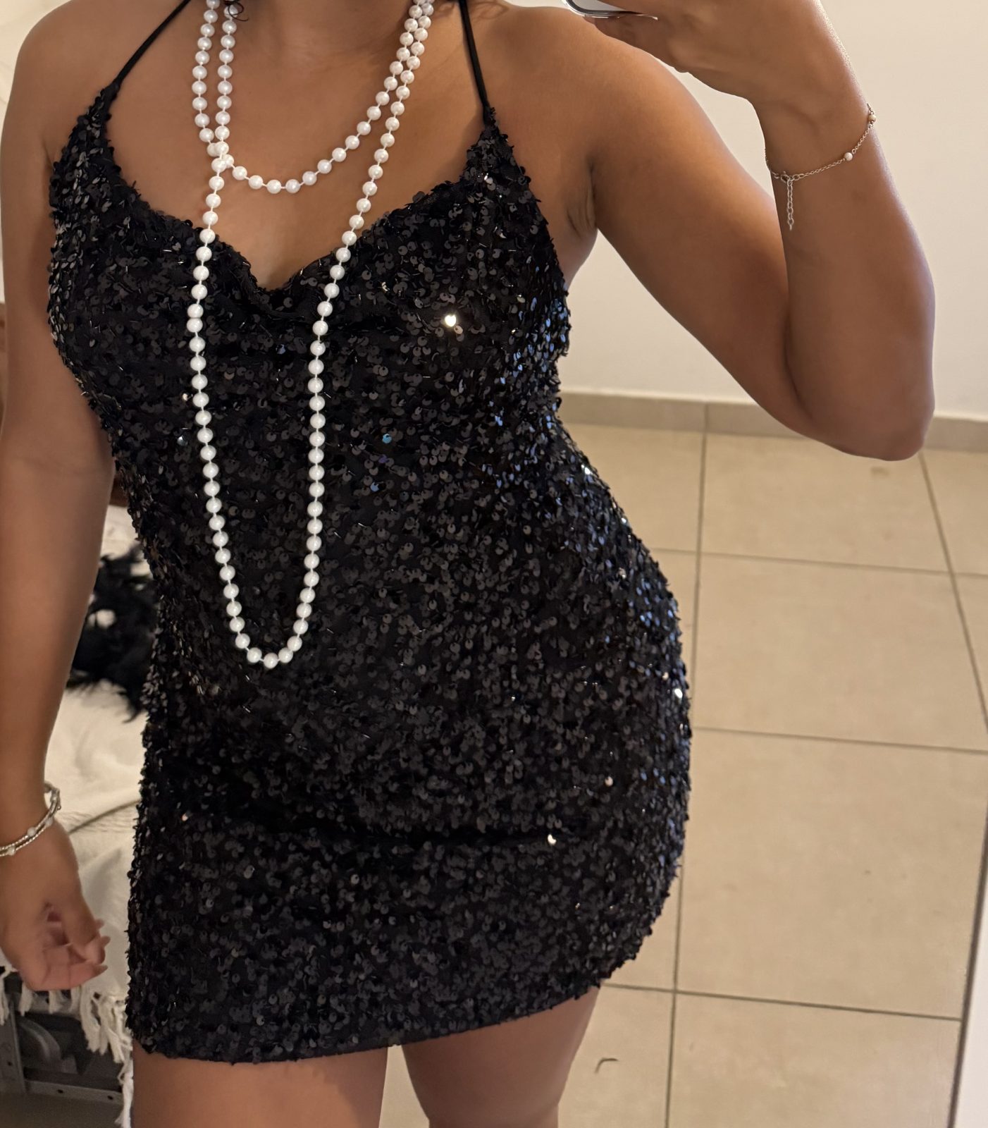 Robe de soirée à Sequins
