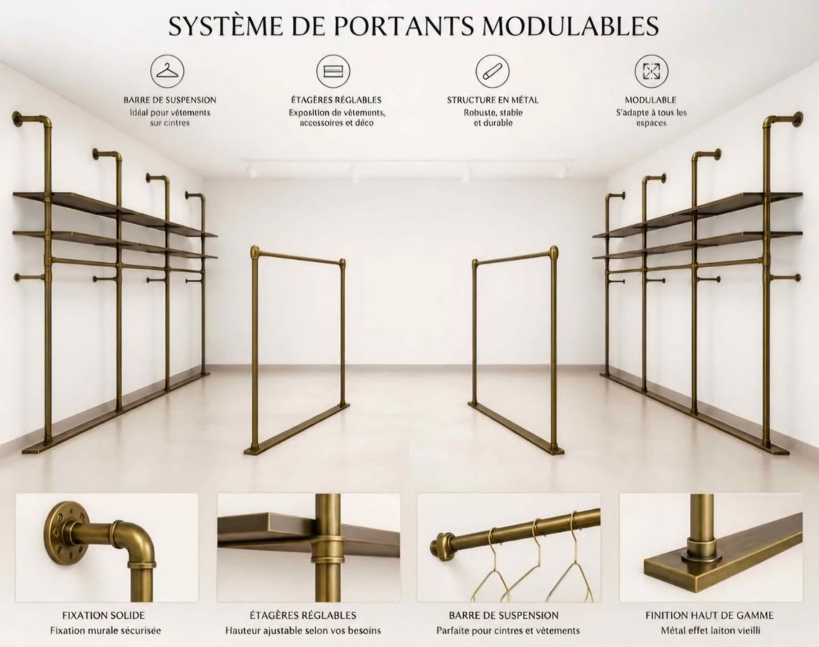 Mobilier en acier galvanisé