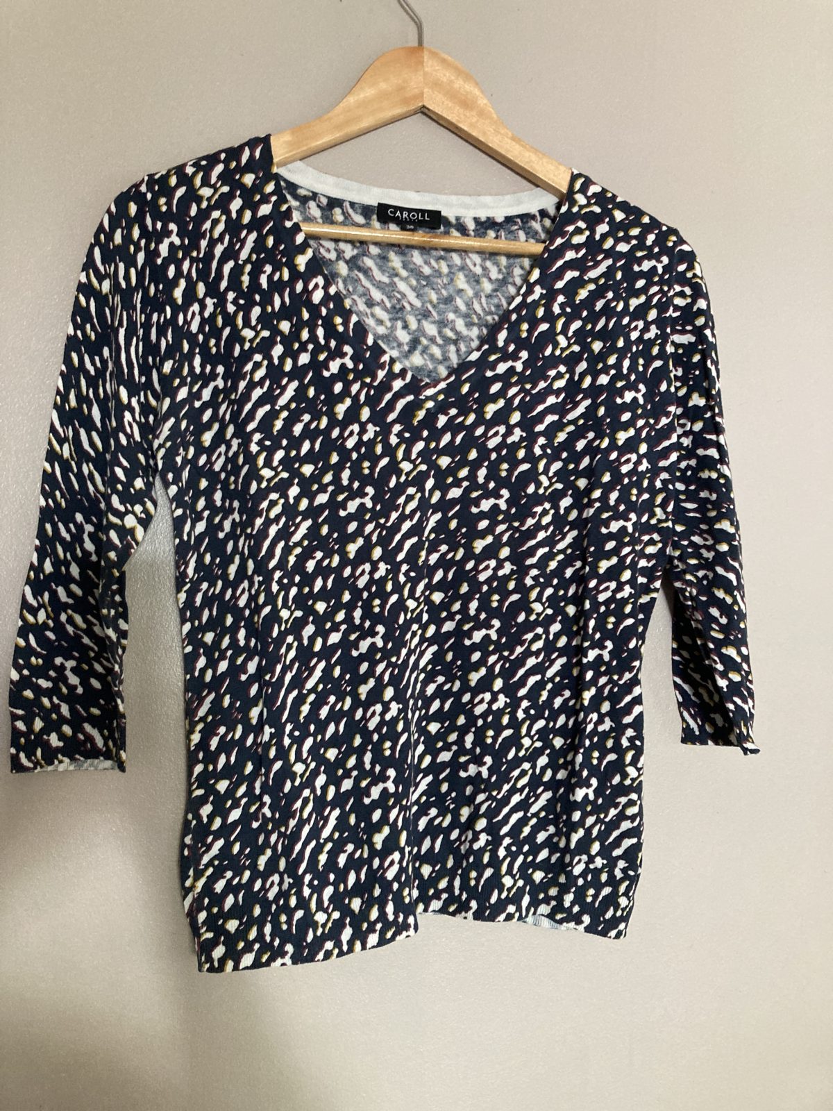Pull manches trois quarts