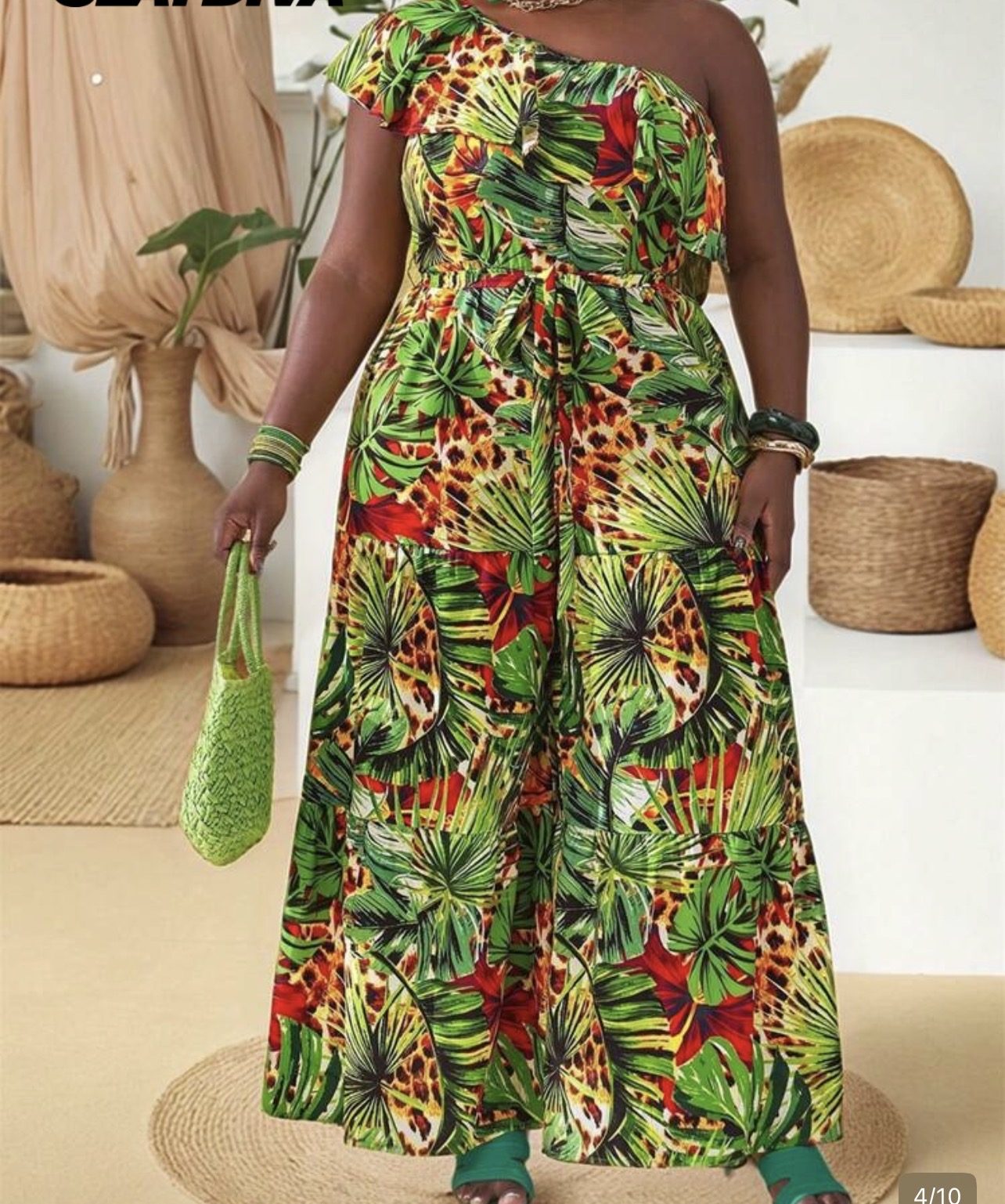 Combi pantalon tropical