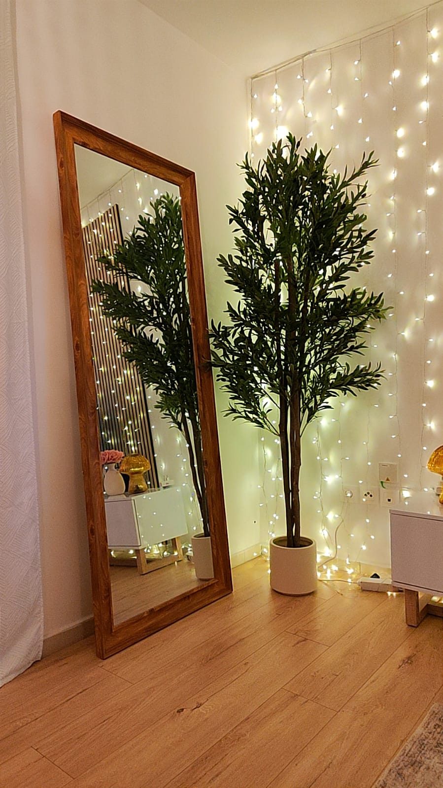 MAGNIFIQUE OLIVIER ARTIFICIEL XXL 210 CM + GRAND MIROIR 196 CM