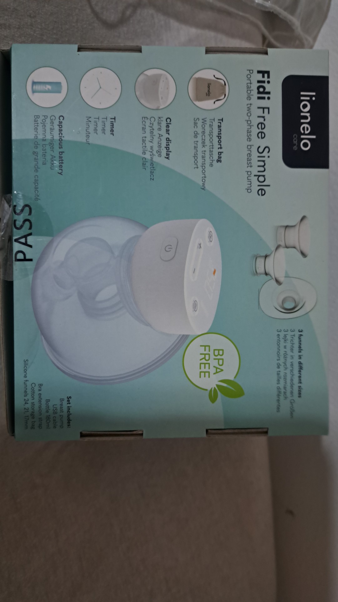 Tire lait portable