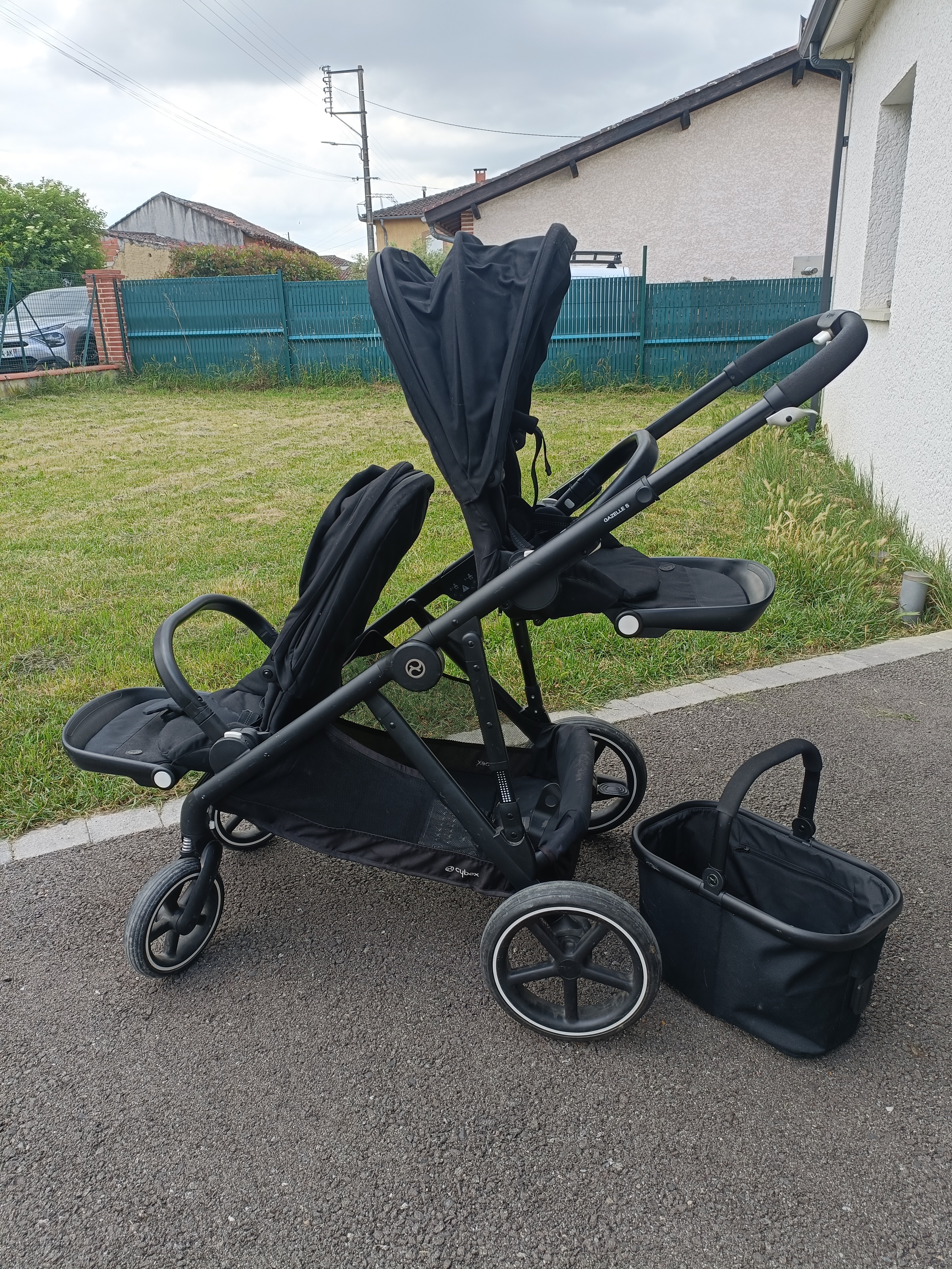Poussette double gazelle s