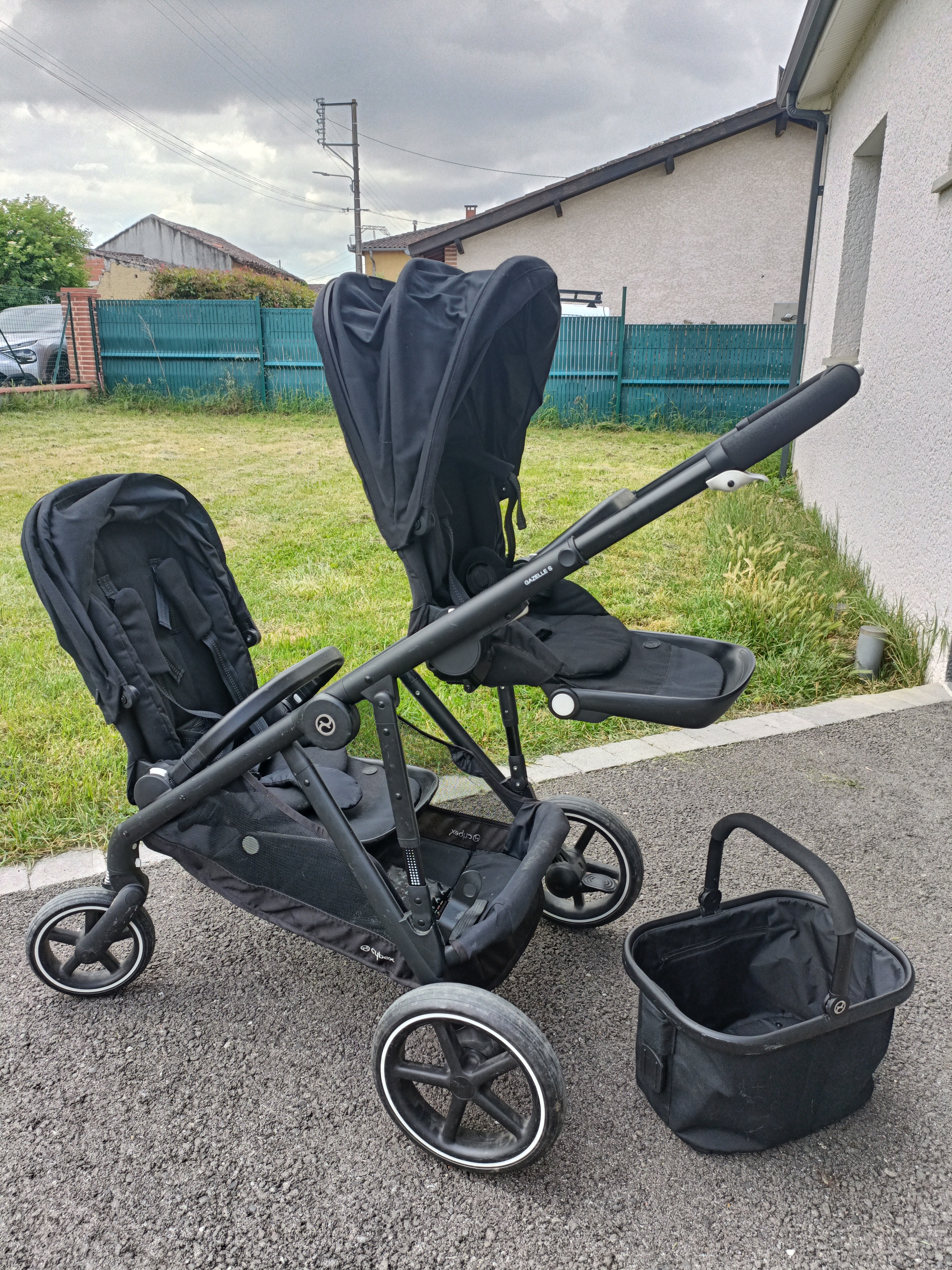 Poussette double gazelle s