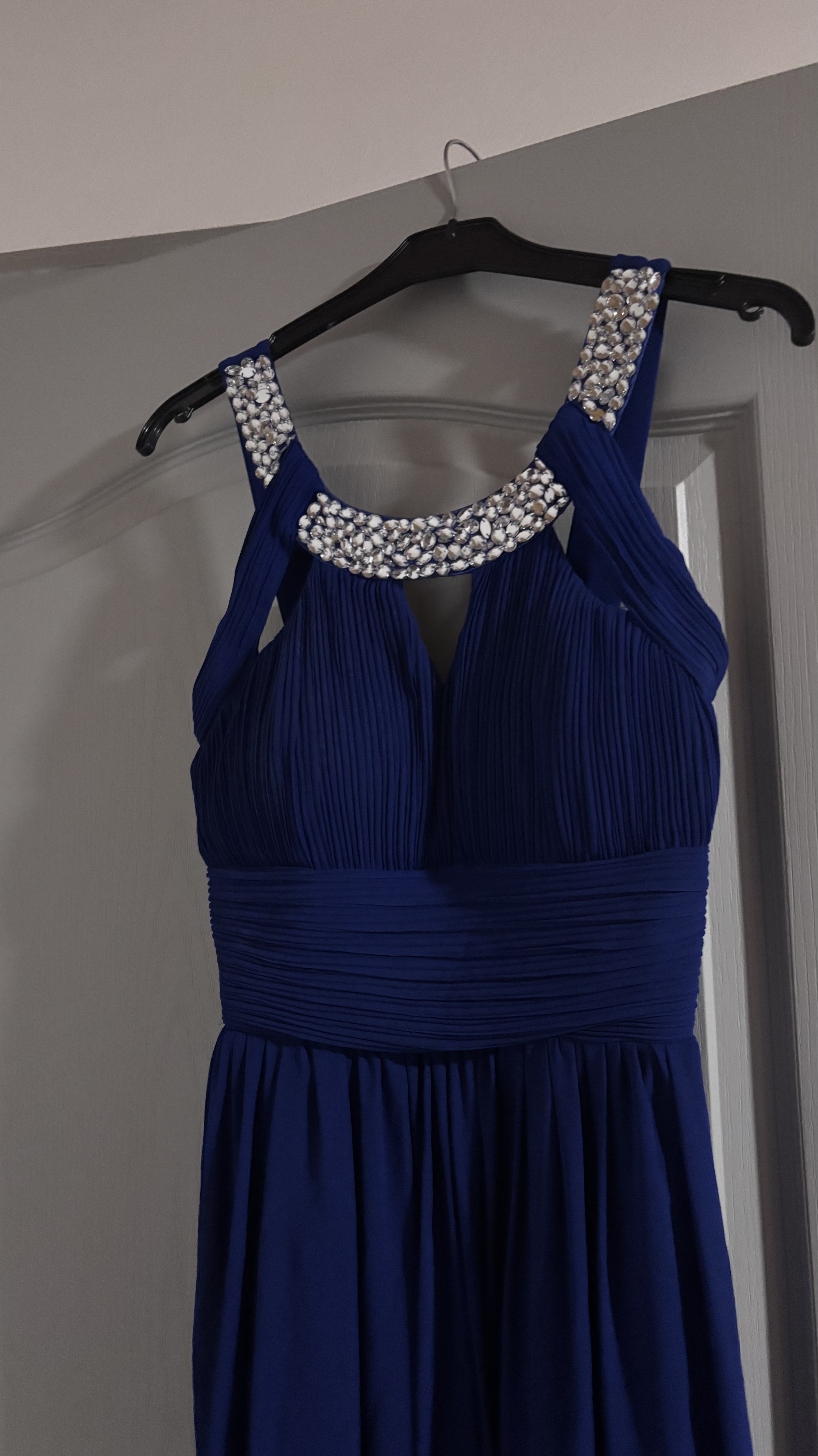 Robe de cortège bleu roi