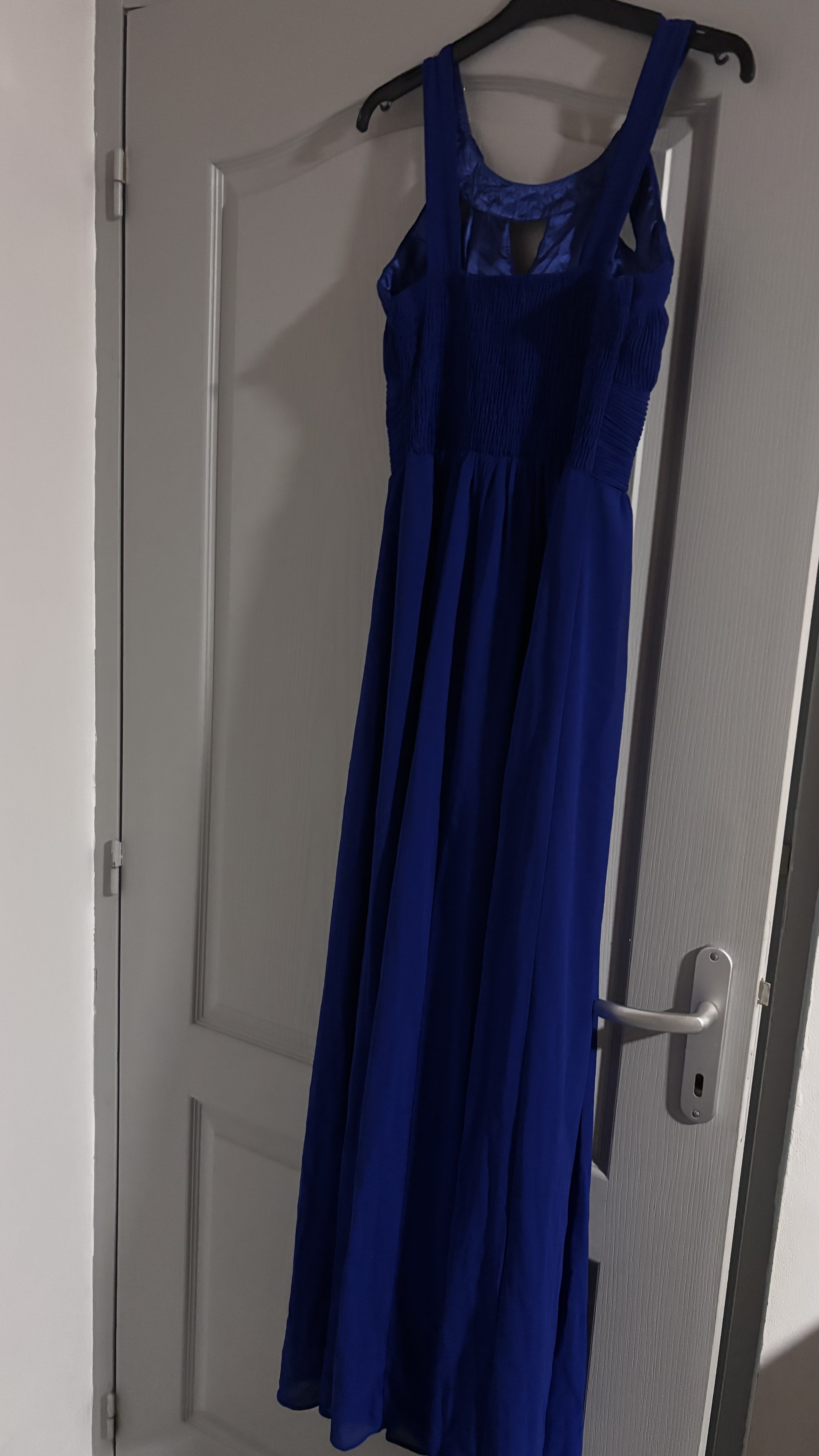 Robe de cortège bleu roi