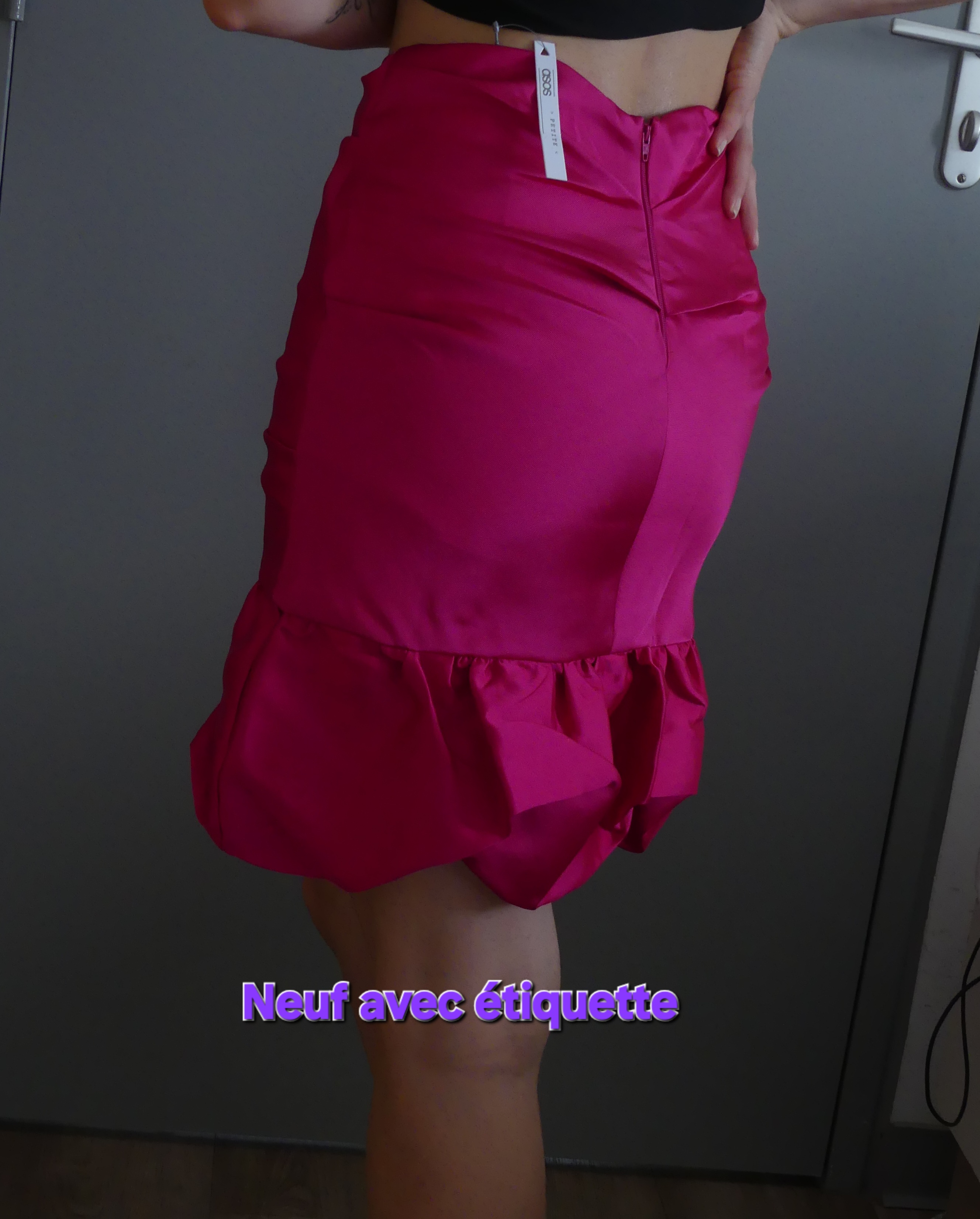Jupe boule fuschia Asos
