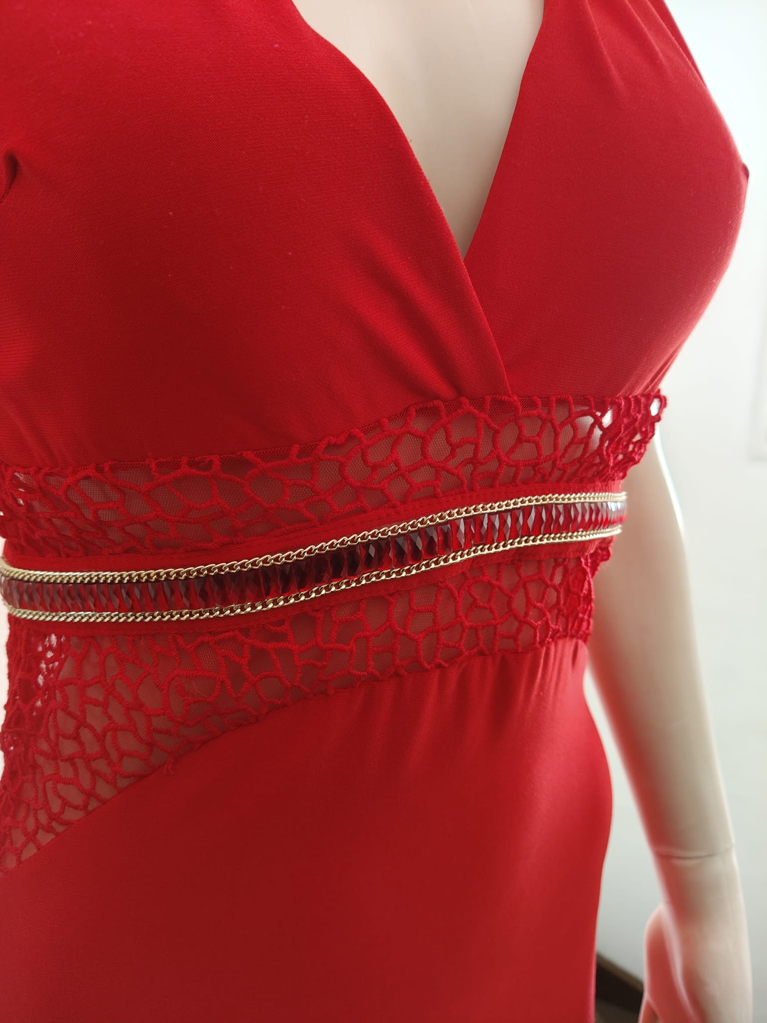 Robe de soirée rouge neuf