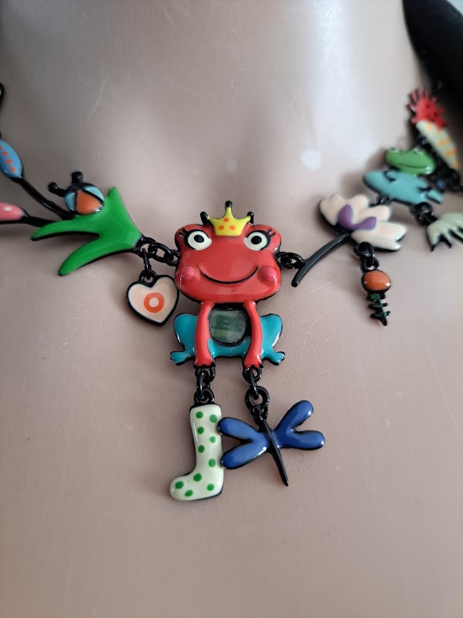 Collier Marque LoL grenouille NEUF