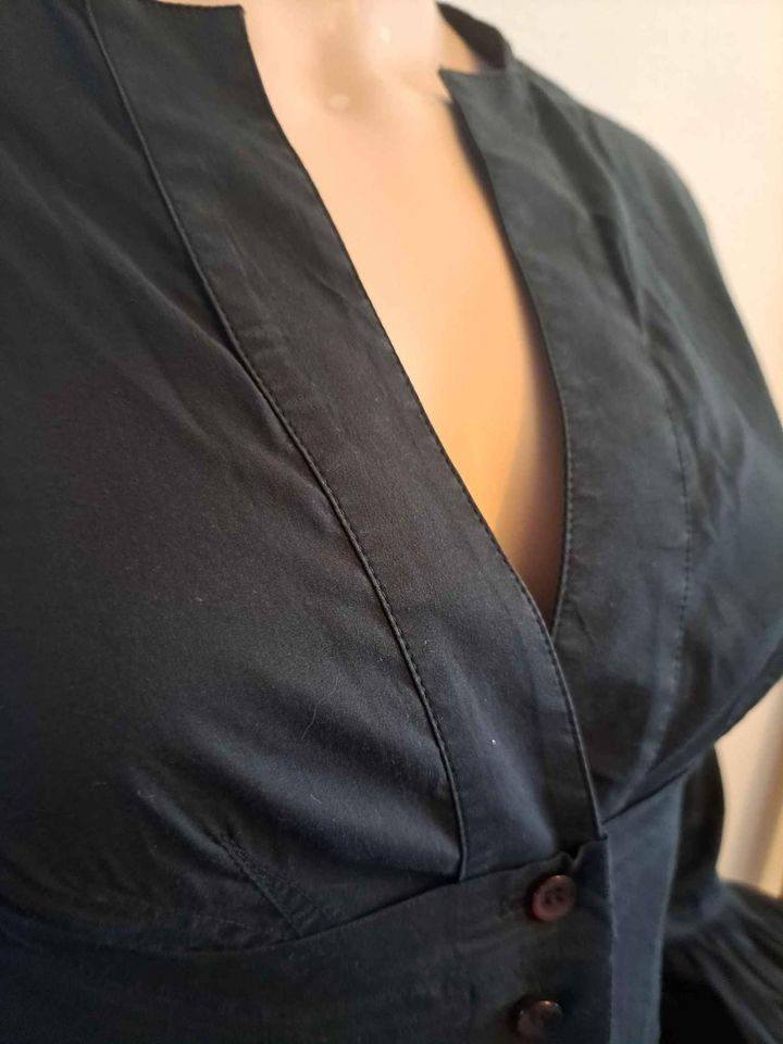 Chemisier de créateur, Noir, mis une seule fois ,taille 36