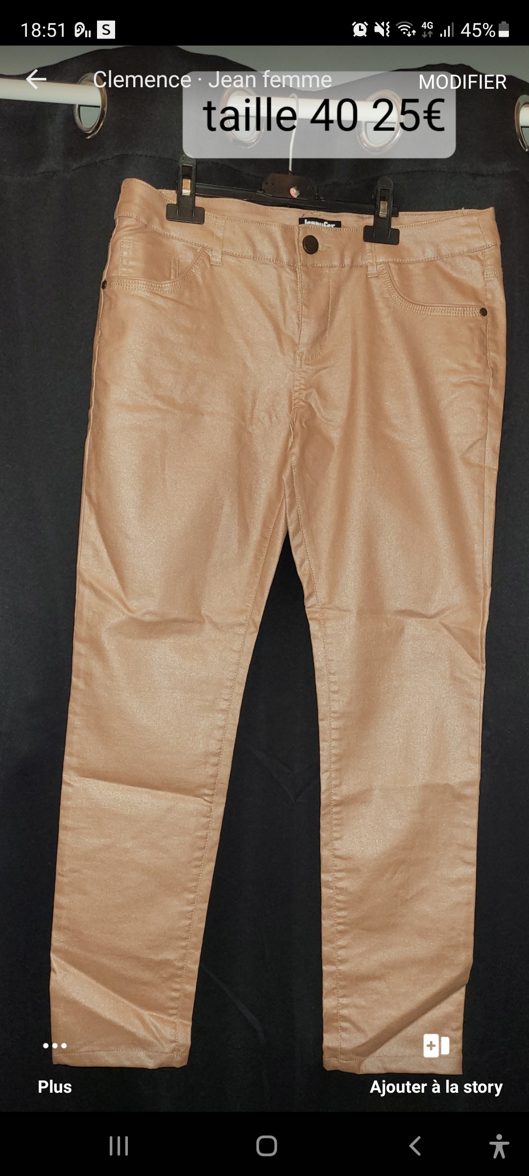 Vend pantalon neuf jamais porté