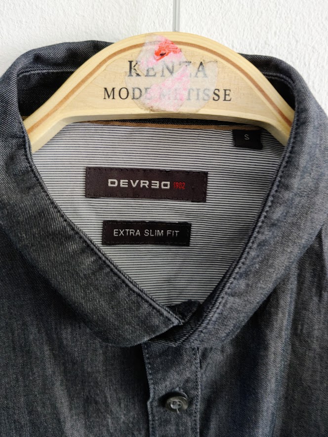 Chemise gris foncé HOM TS DEVRED