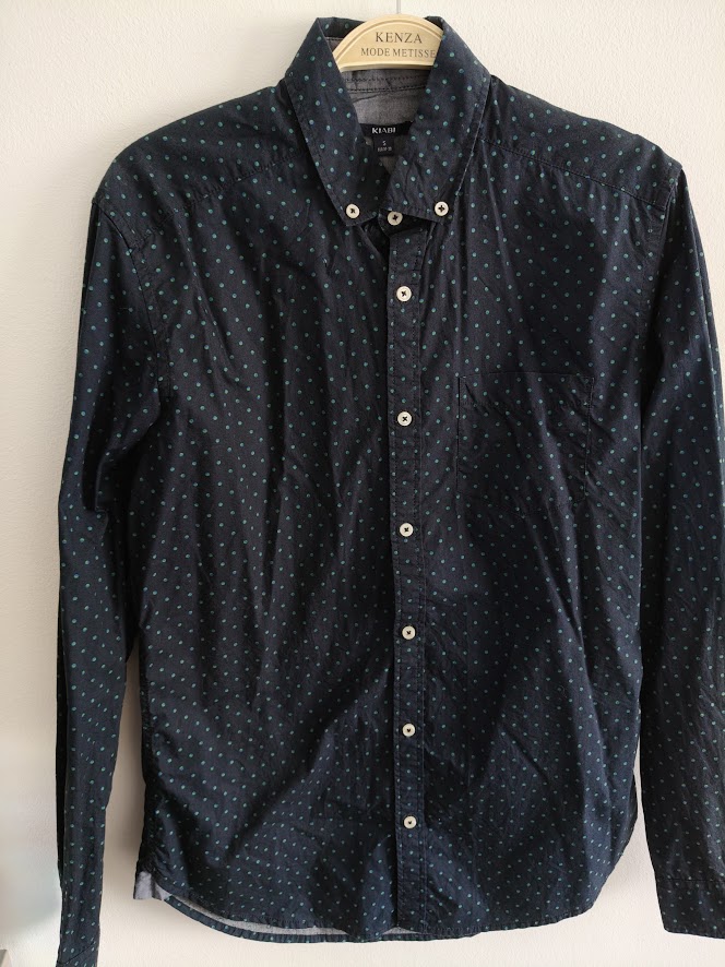 Chemise imprimé bleu marine HOM TS , KIABI