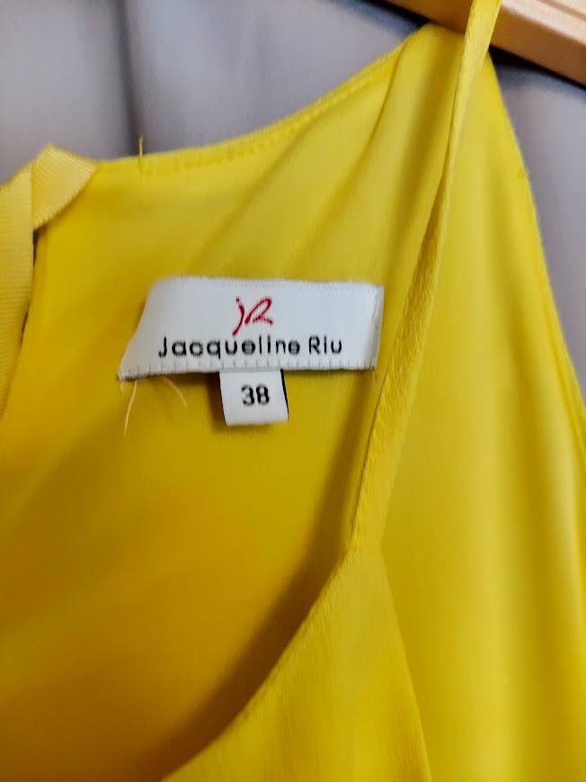 Robe jaune t 38 Jacqueline Riu