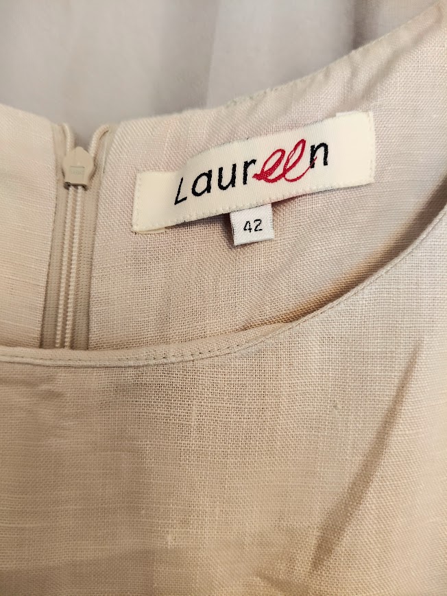 Robe en lin fem t 40