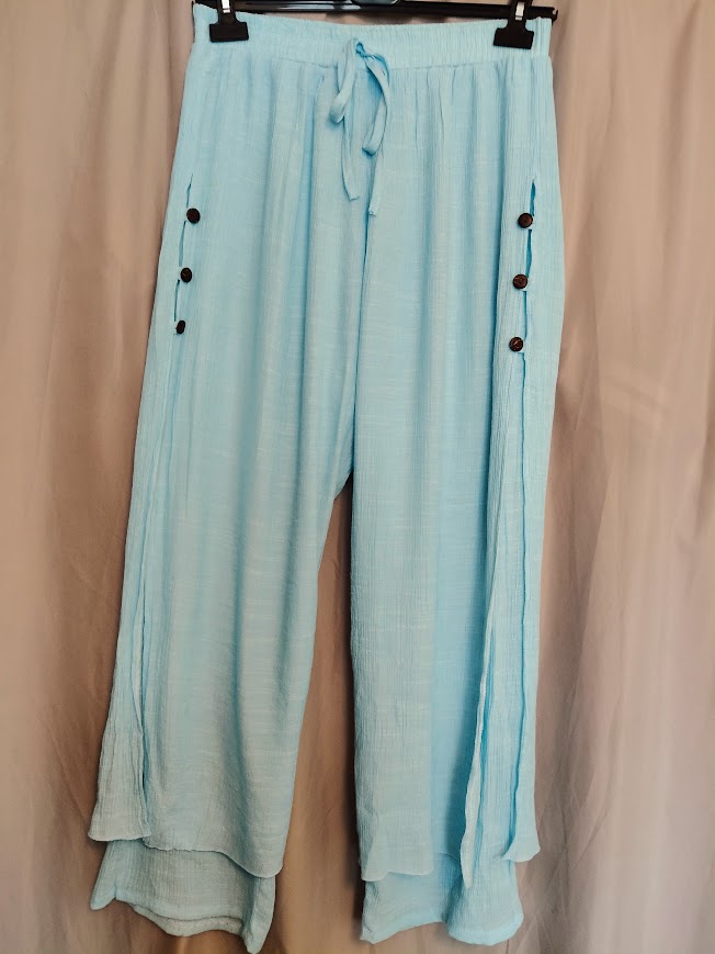 Pantalon bleu ciel Fem t40