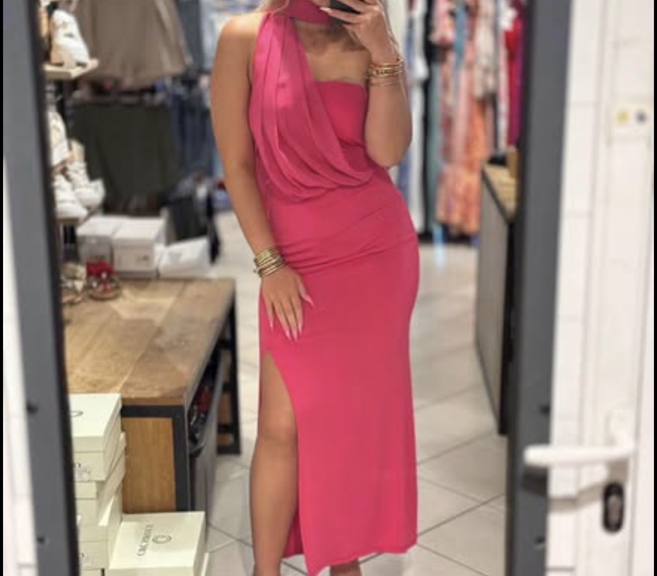 Robe rose